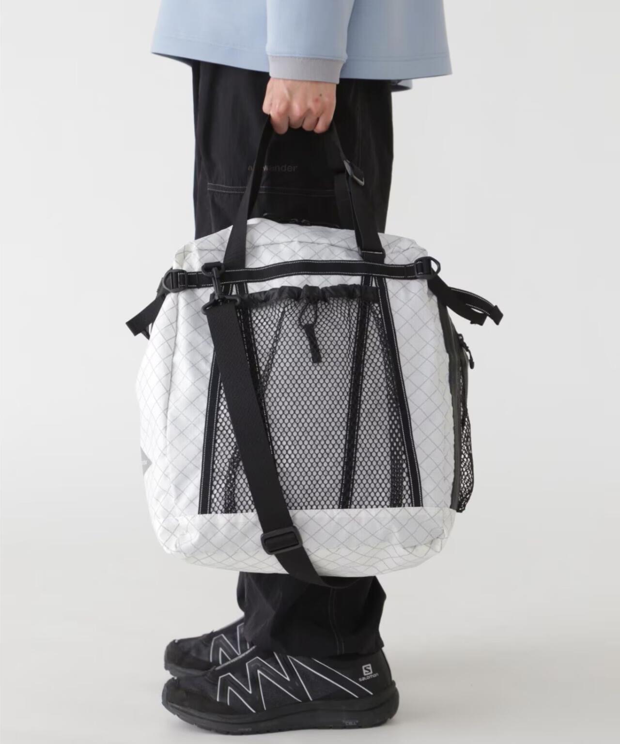 and wander/アンドワンダー ECOPAK 30L 3way tote bag