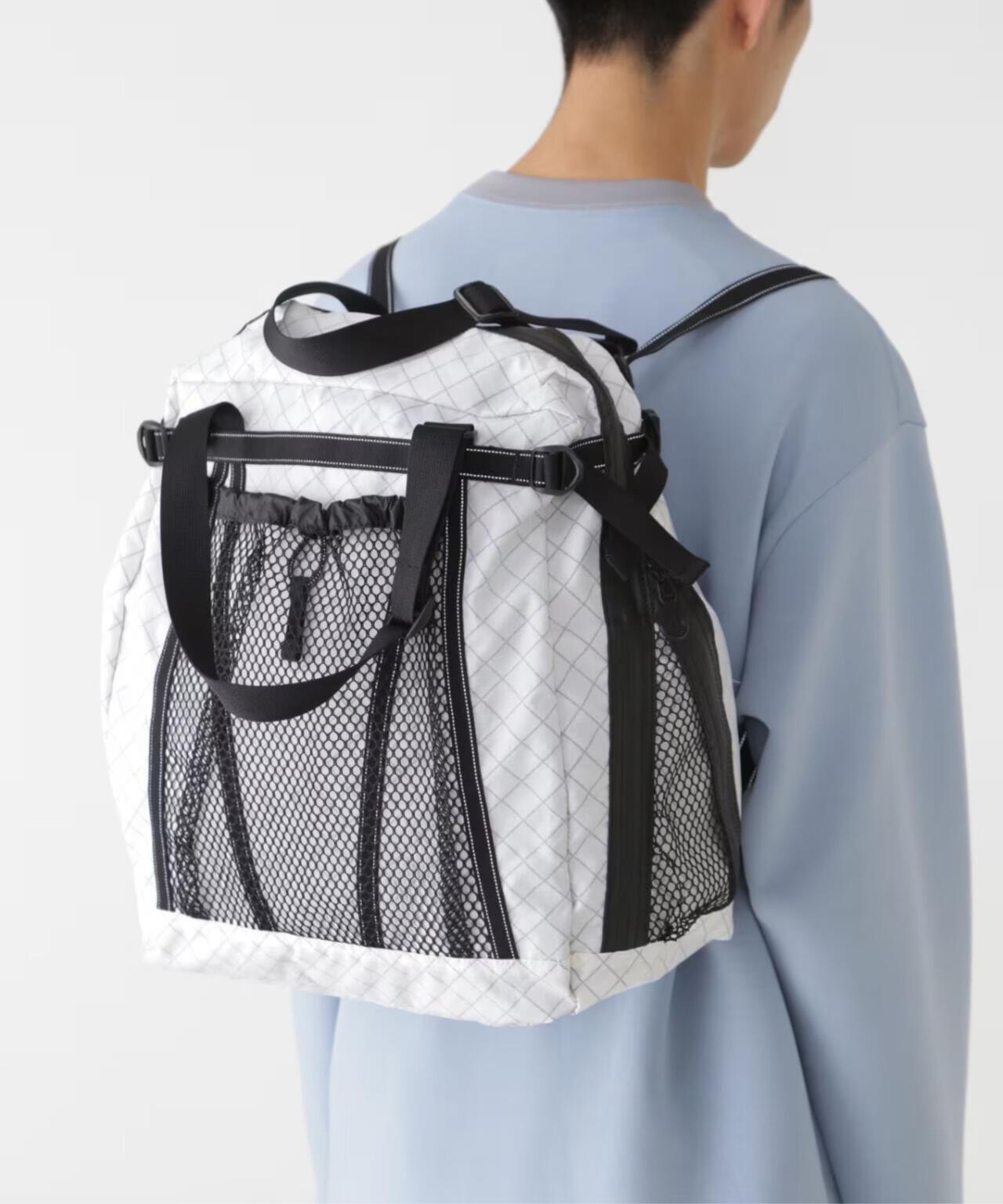 and wander/アンドワンダー ECOPAK 30L 3way tote bag