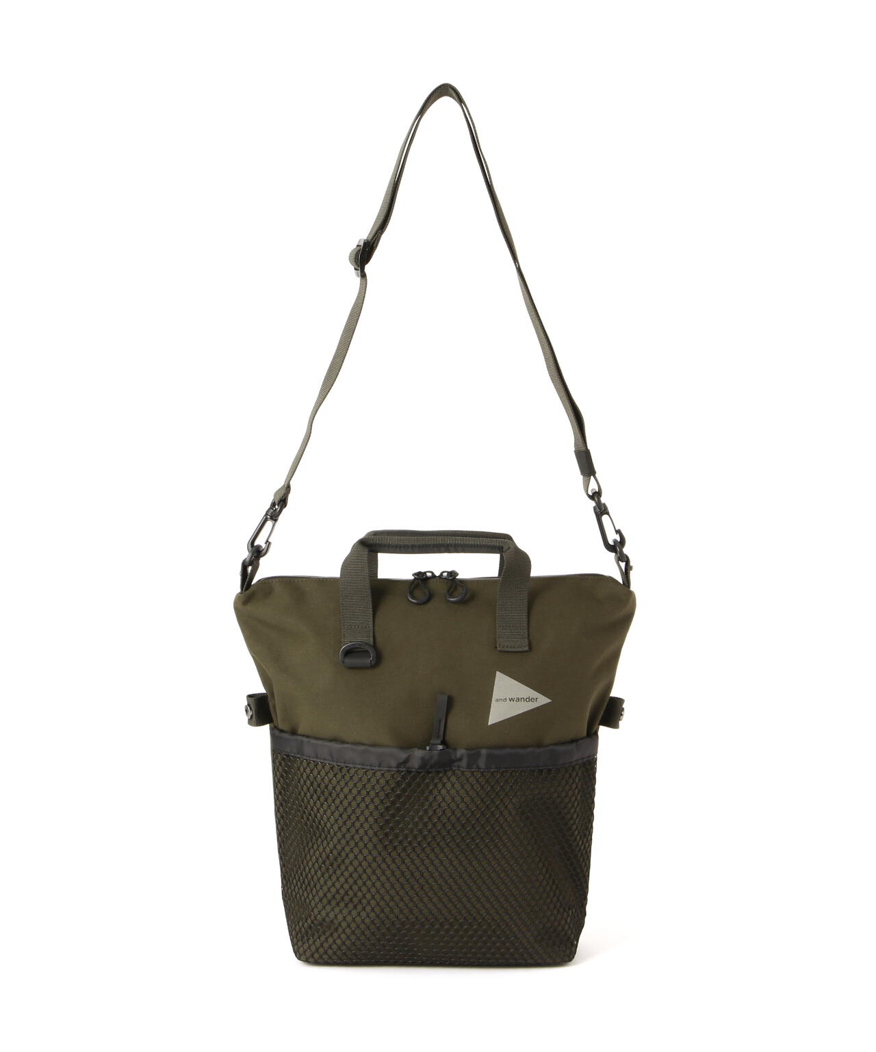 and wander/アンドワンダー PE/CO 2way bag