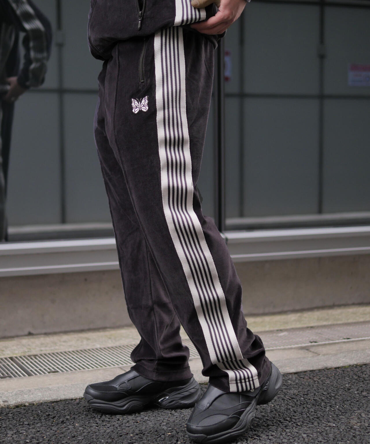 Needles/ニードルズ Narrow Track Pant - C/PE Velour