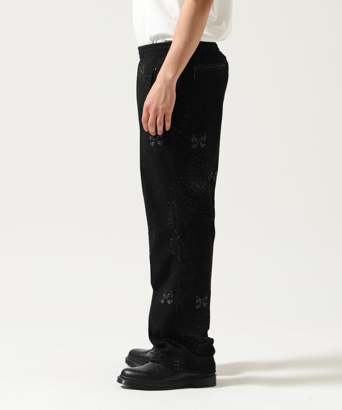 Needles/ニードルズ Track Pant-Pile Jacquard Spider Web