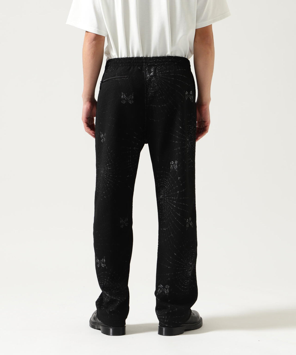 Needles/ニードルズ Track Pant-Pile Jacquard Spider Web