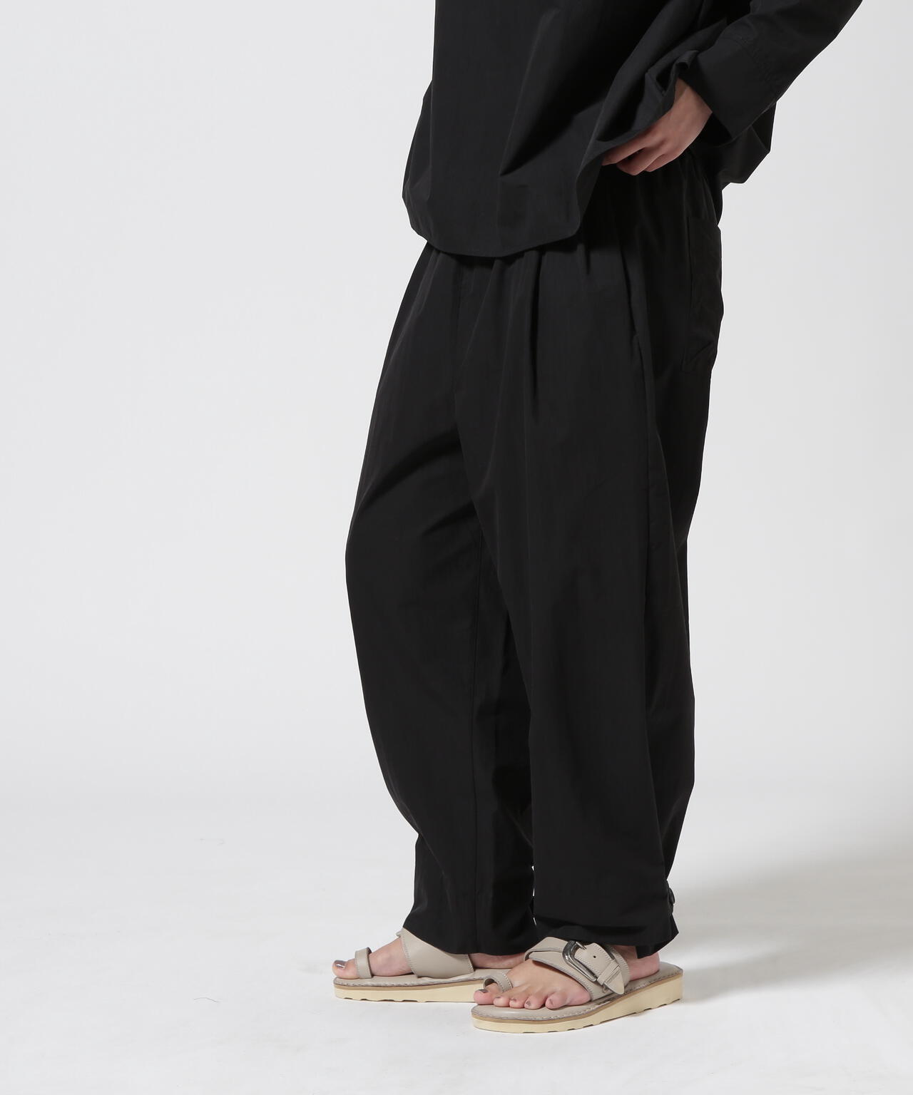 B omnivore/ビーオムニボー ワッシャーワイドパンツ