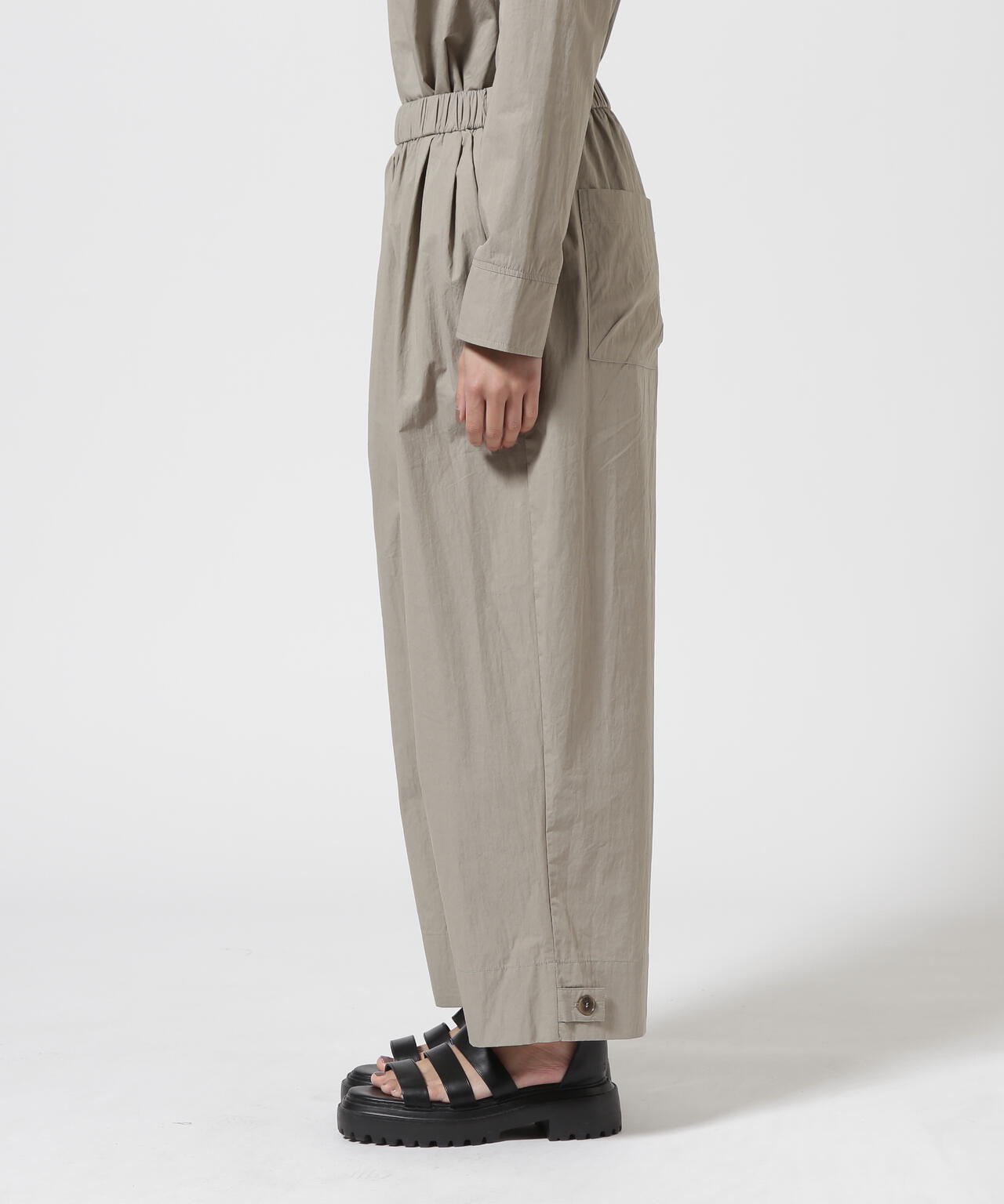 B omnivore/ビーオムニボー ワッシャーワイドパンツ