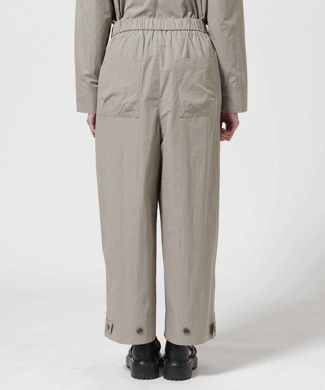 B omnivore/ビーオムニボー ワッシャーワイドパンツ