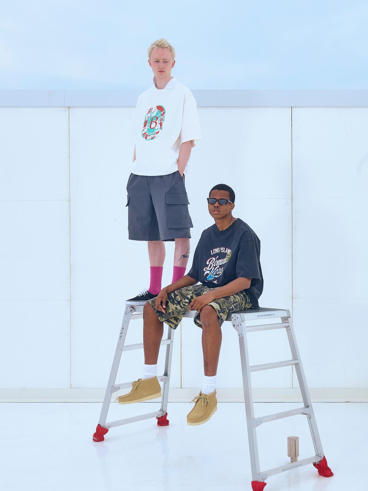 B omnivore/ビーオムニボー RIP STOP CARGO SHORTS リップストップカーゴショーツ