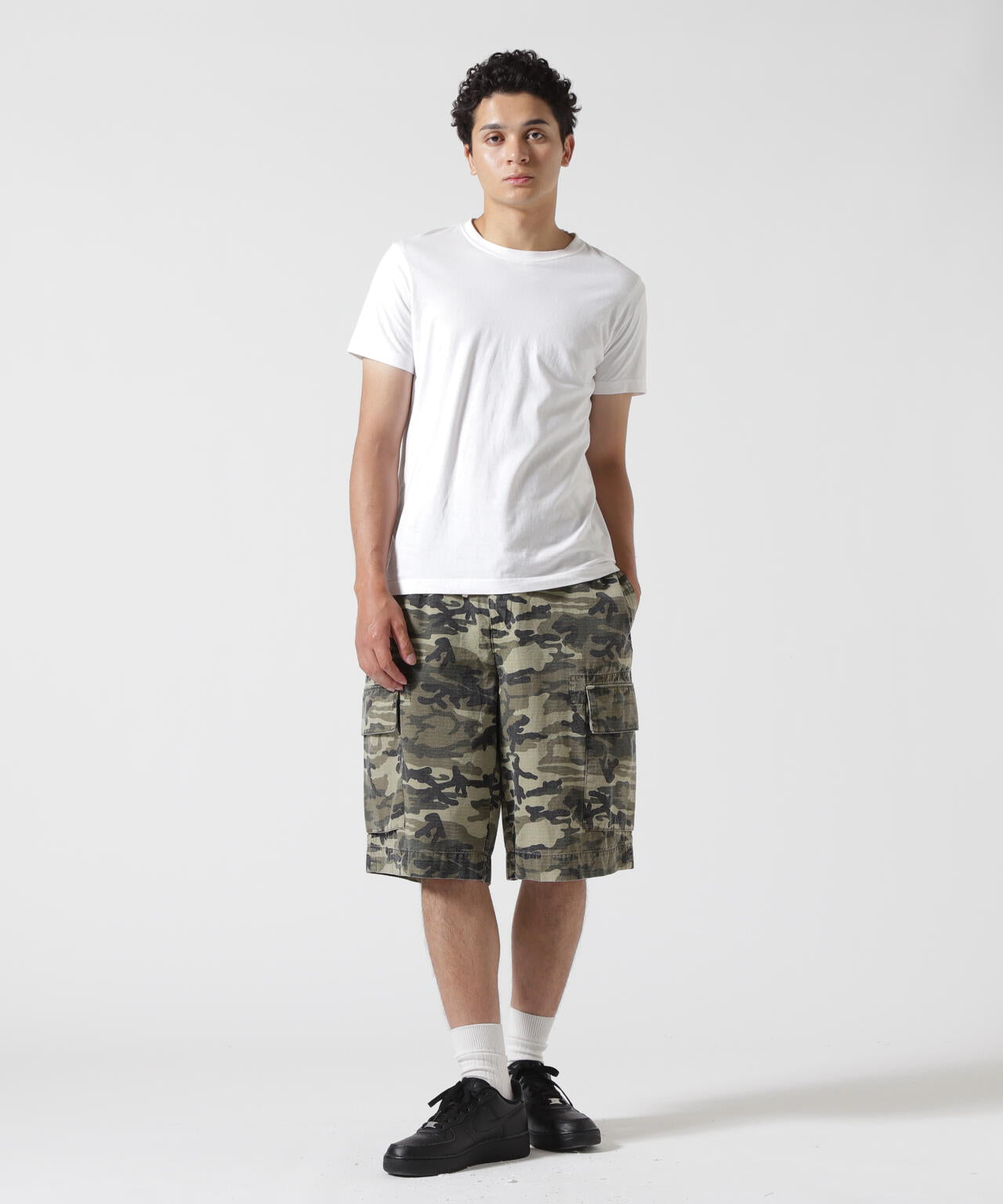 B omnivore/ビーオムニボー RIP STOP CARGO SHORTS リップストップカーゴショーツ