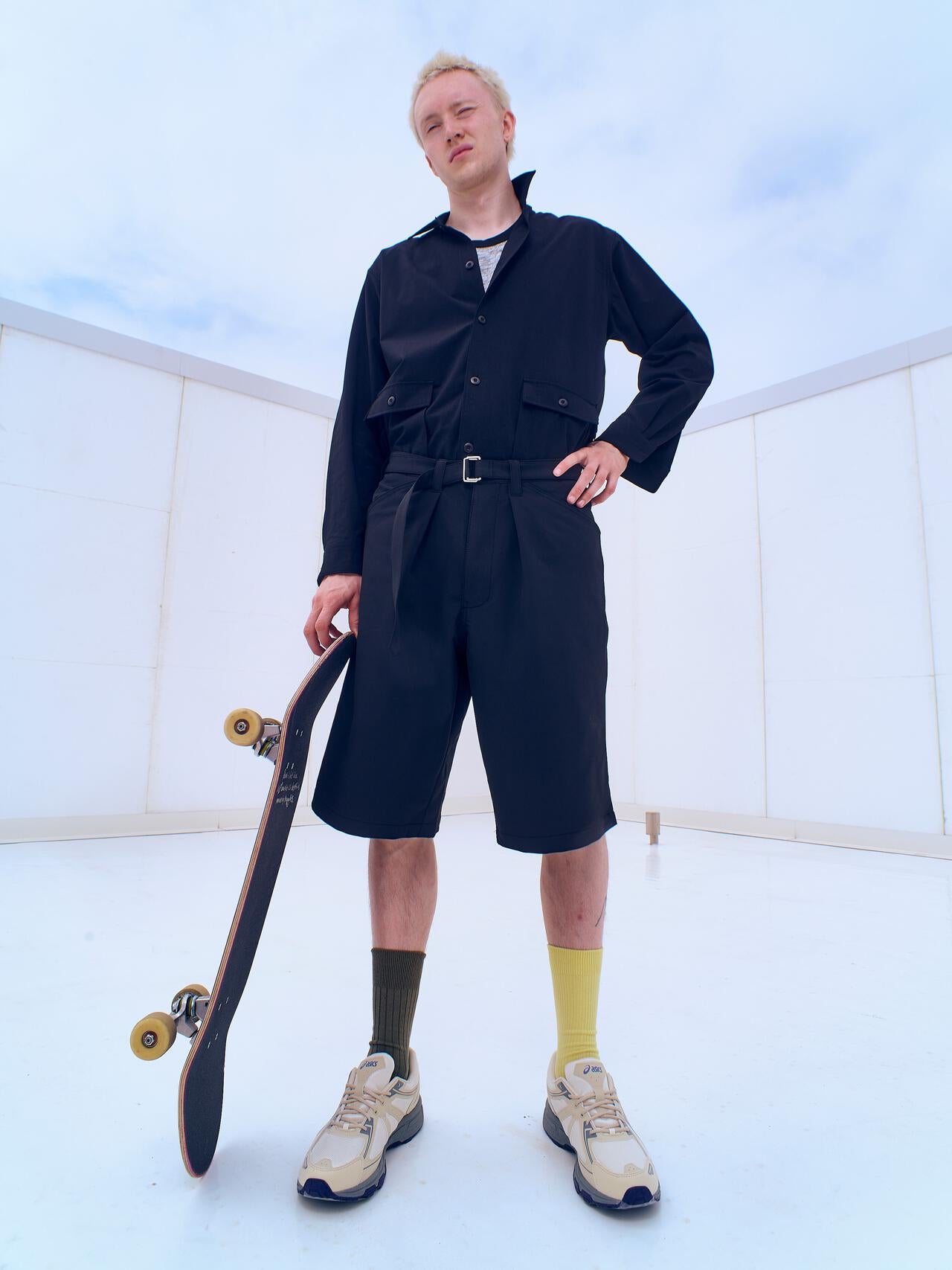 B omnivore/ビーオムニボー RIPSTOP BELT SHPORTS リップストップベルトショーツ