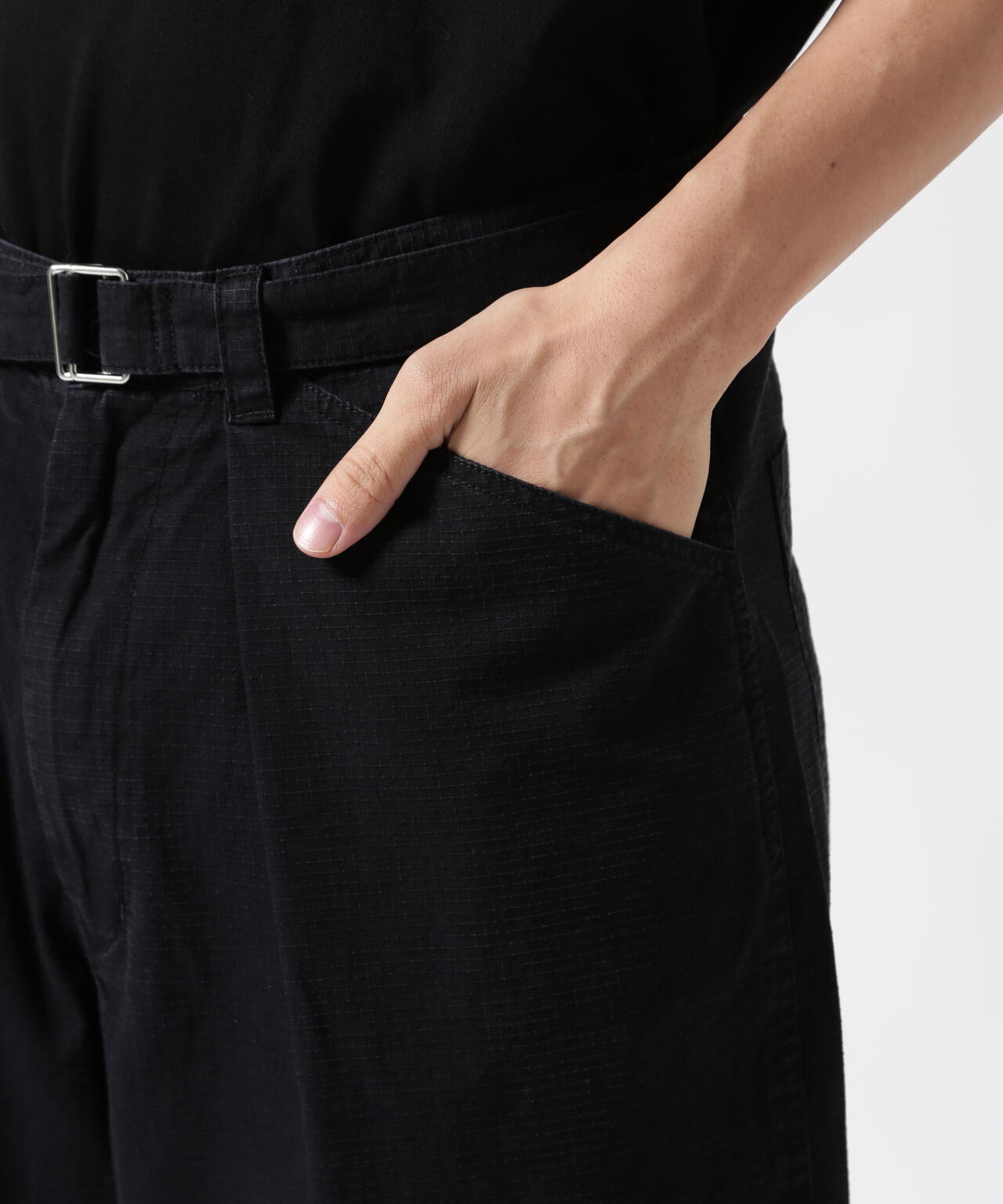B omnivore/ビーオムニボー RIPSTOP BELT SHPORTS リップストップベルトショーツ