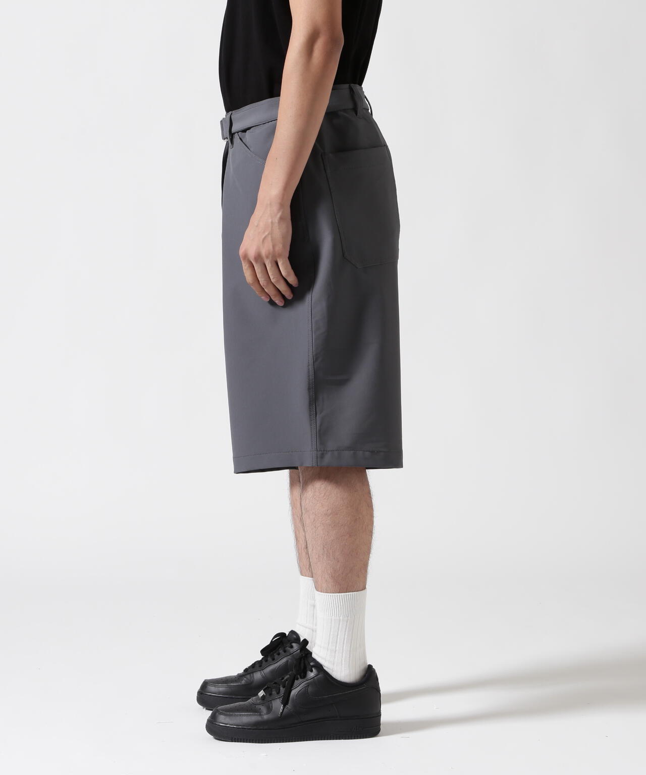 B omnivore/ビーオムニボー PS BELT SHORTS PSベルトショーツ
