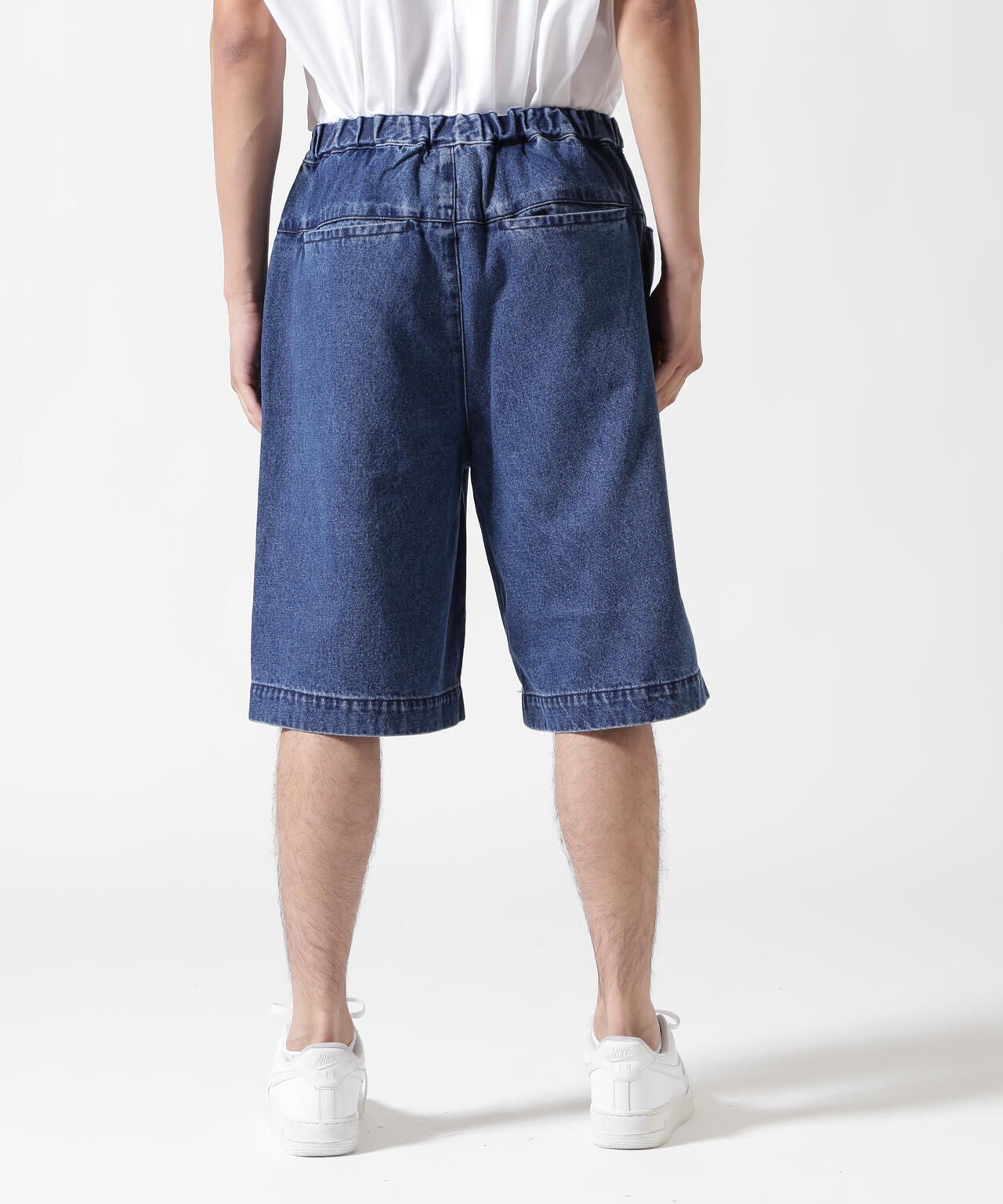 B omnivore/ビーオムニボー DENIM WIDE SHORTS デニムワイドショーツ