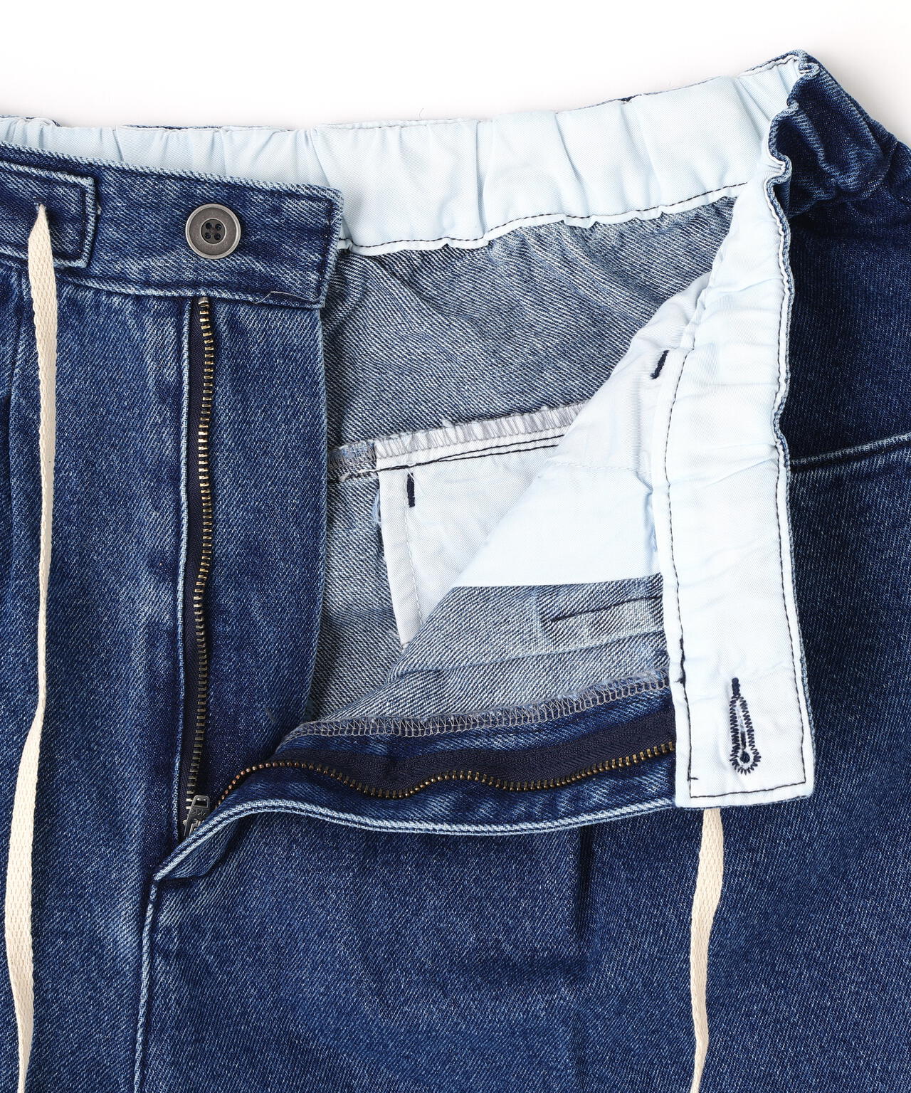 B omnivore/ビーオムニボー DENIM WIDE SHORTS デニムワイドショーツ