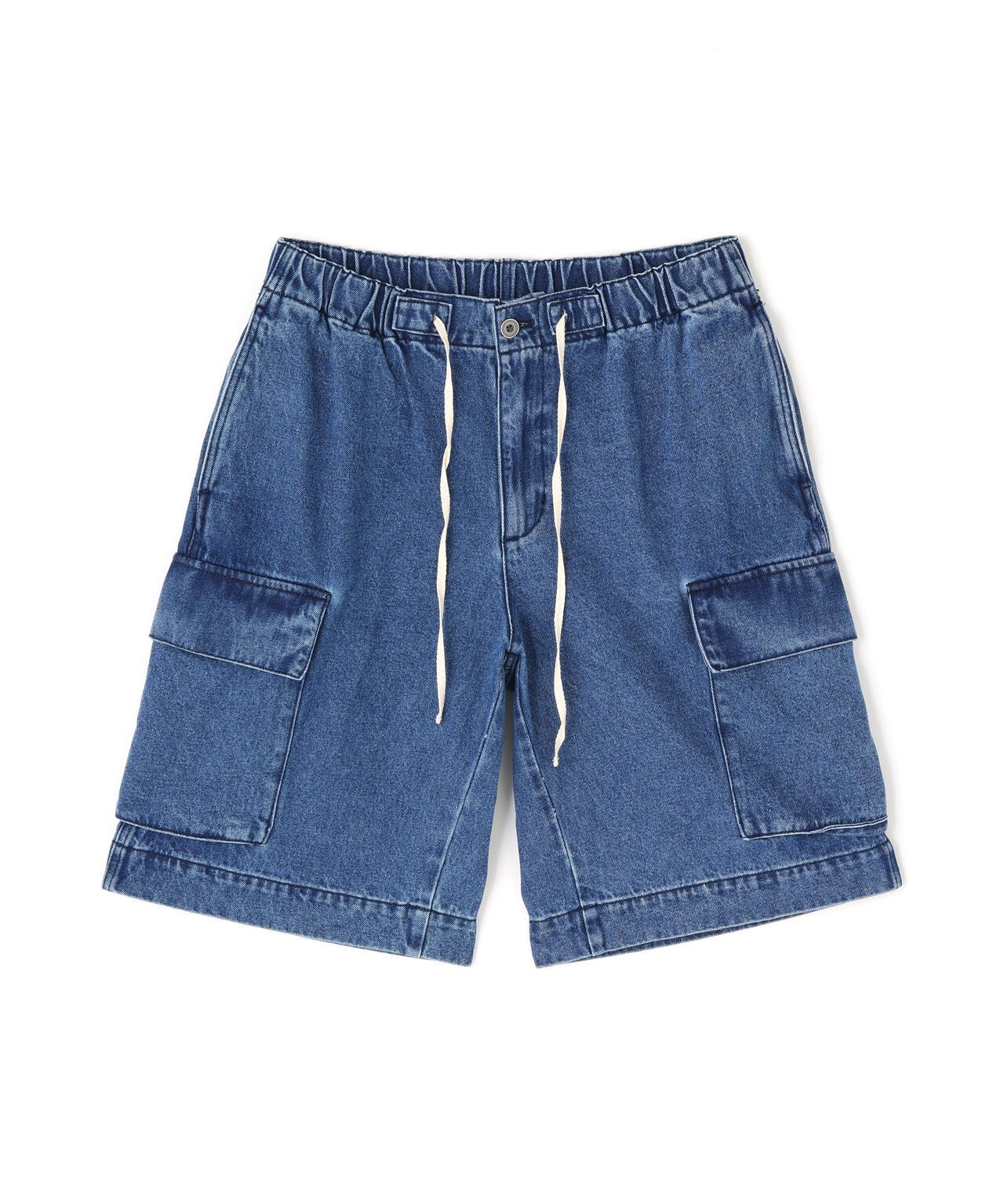 B omnivore/ビーオムニボー DENIM CARGO SHORTS デニムカーゴショーツ