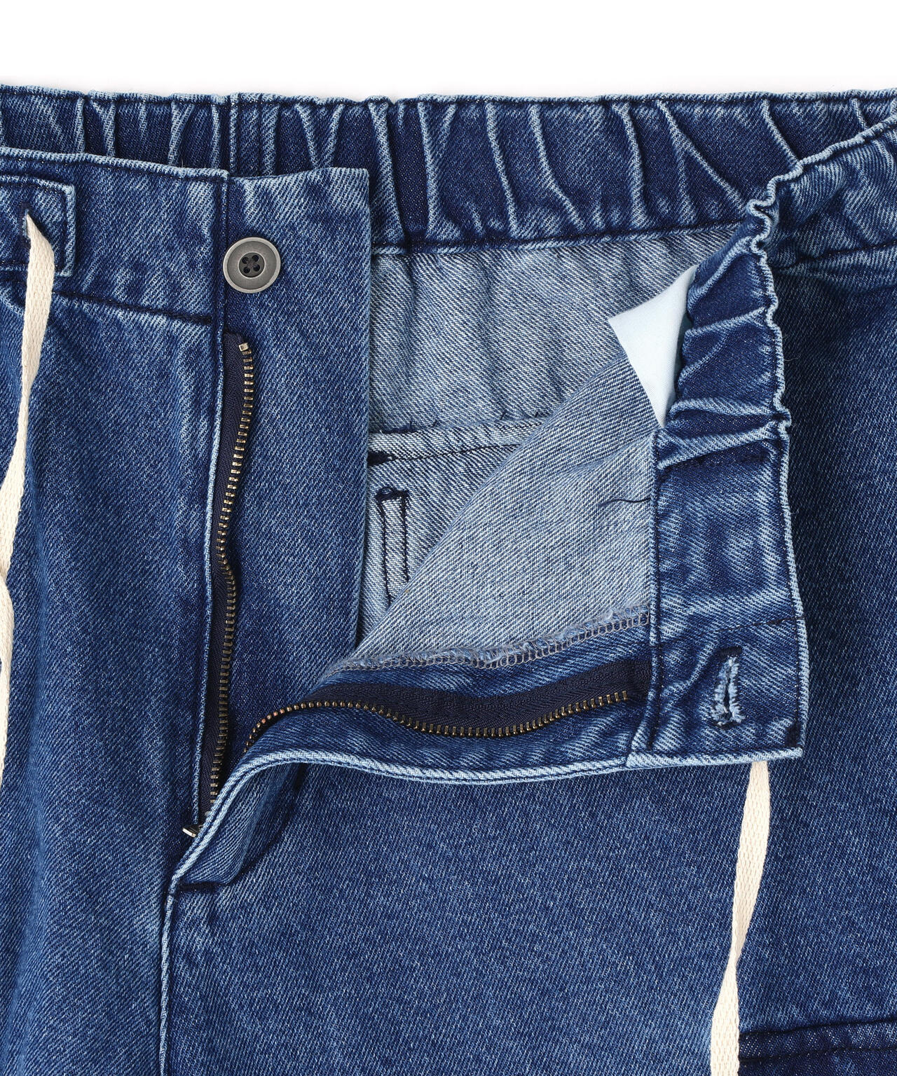 B omnivore/ビーオムニボー DENIM CARGO SHORTS デニムカーゴショーツ