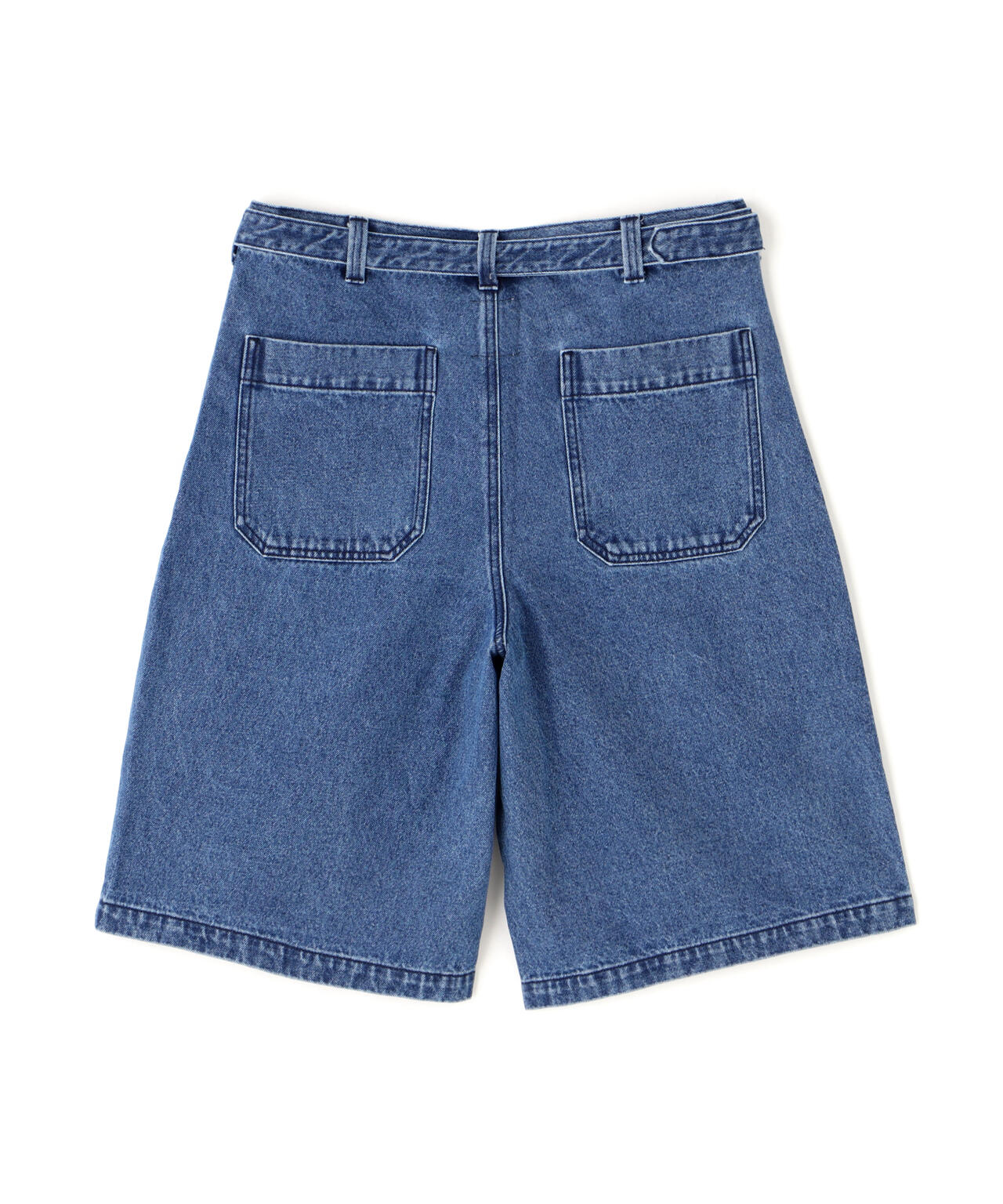 B omnivore/ビーオムニボー DENIM BELT SHORTS デニムベルトショーツ