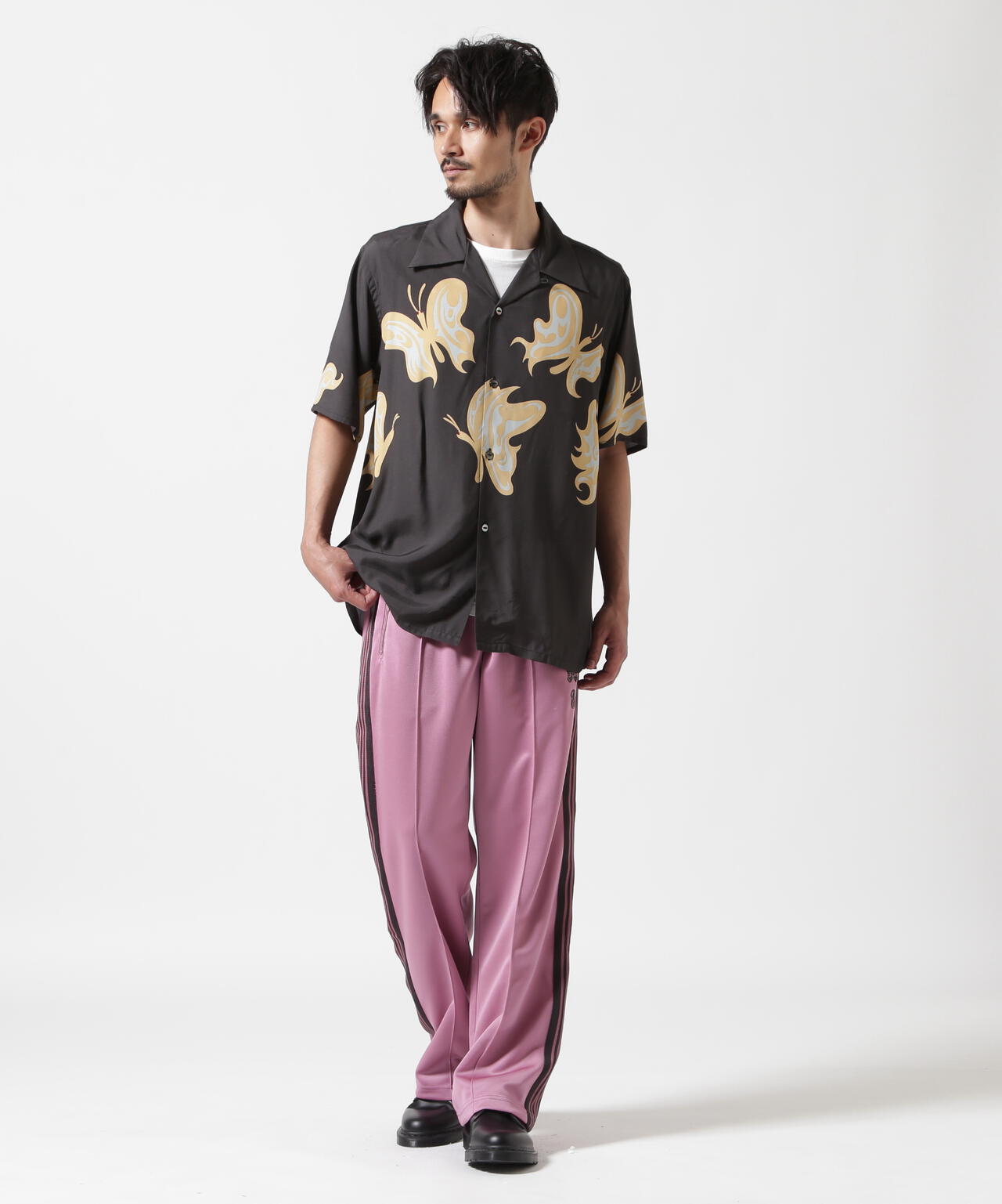 Needles x Kae Tanaka/ニードルズ×カエ タナカ S/S One-Up Shirt - KT Papillon