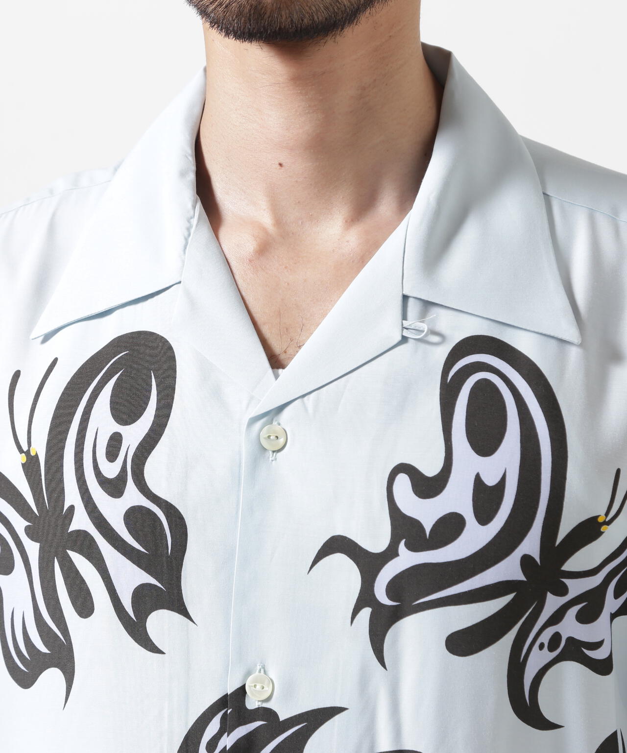Needles x Kae Tanaka/ニードルズ×カエ タナカ S/S One-Up Shirt - KT Papillon
