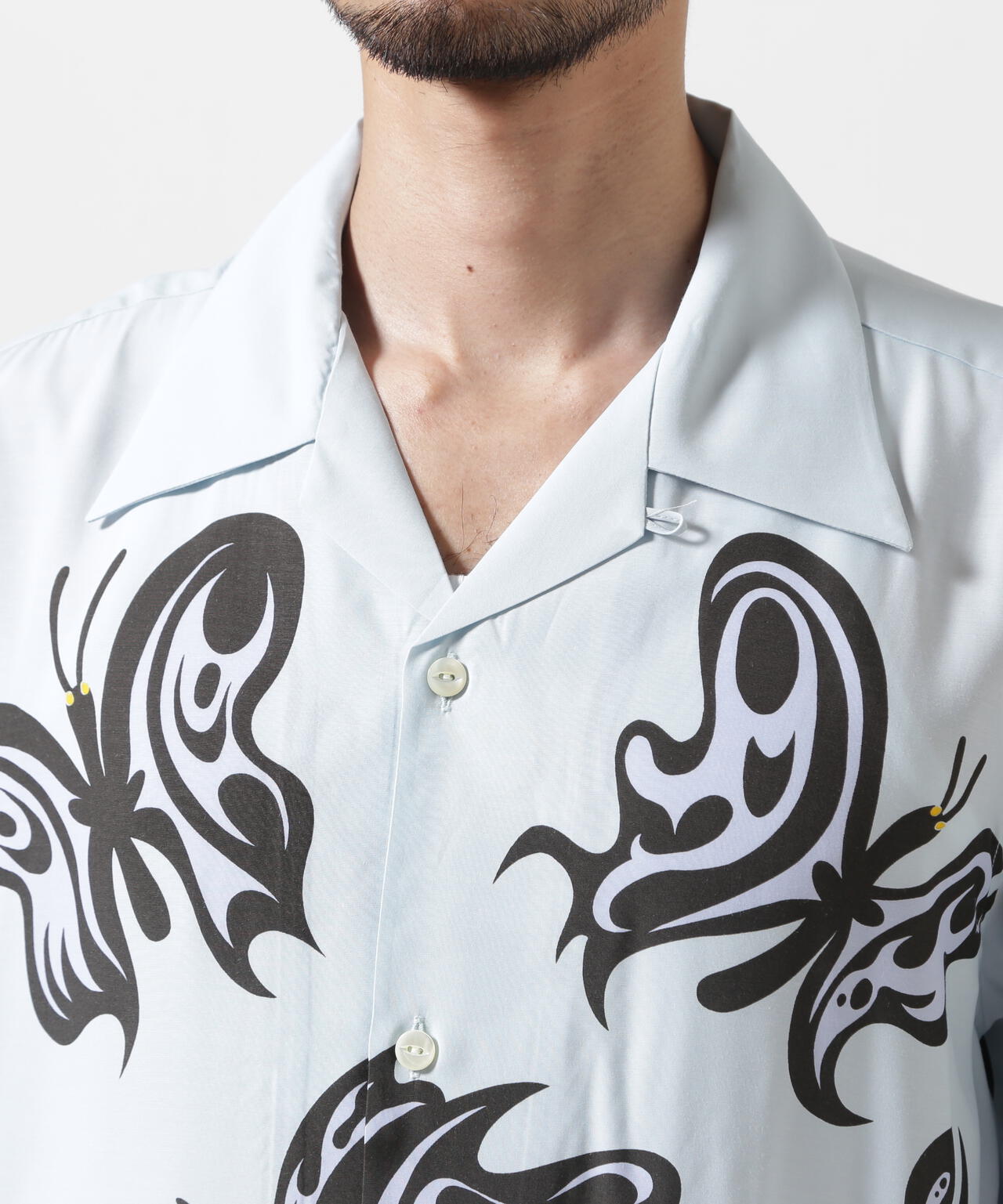 Needles x Kae Tanaka/ニードルズ×カエ タナカ S/S One-Up Shirt - KT Papillon
