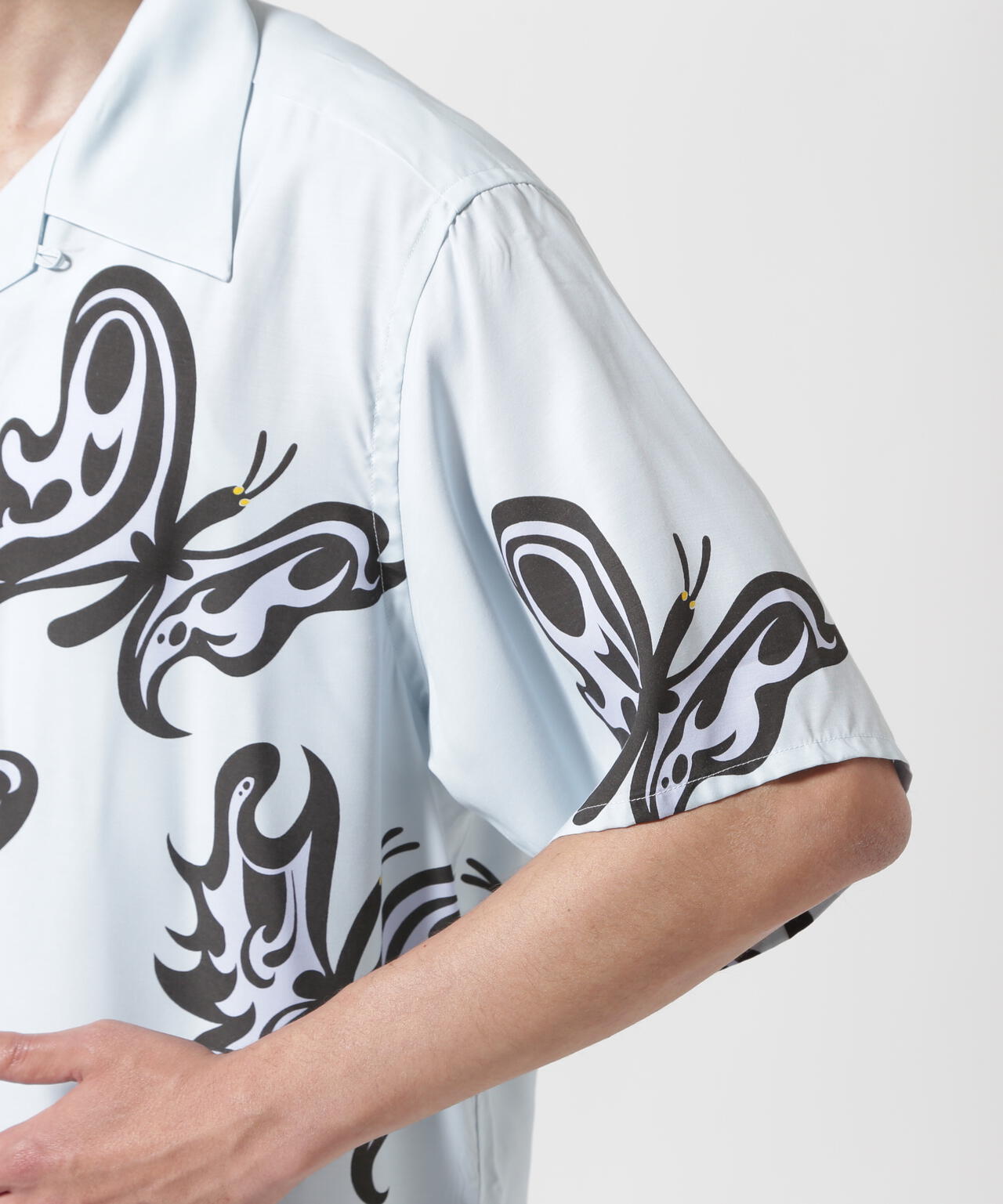 Needles x Kae Tanaka/ニードルズ×カエ タナカ S/S One-Up Shirt - KT Papillon