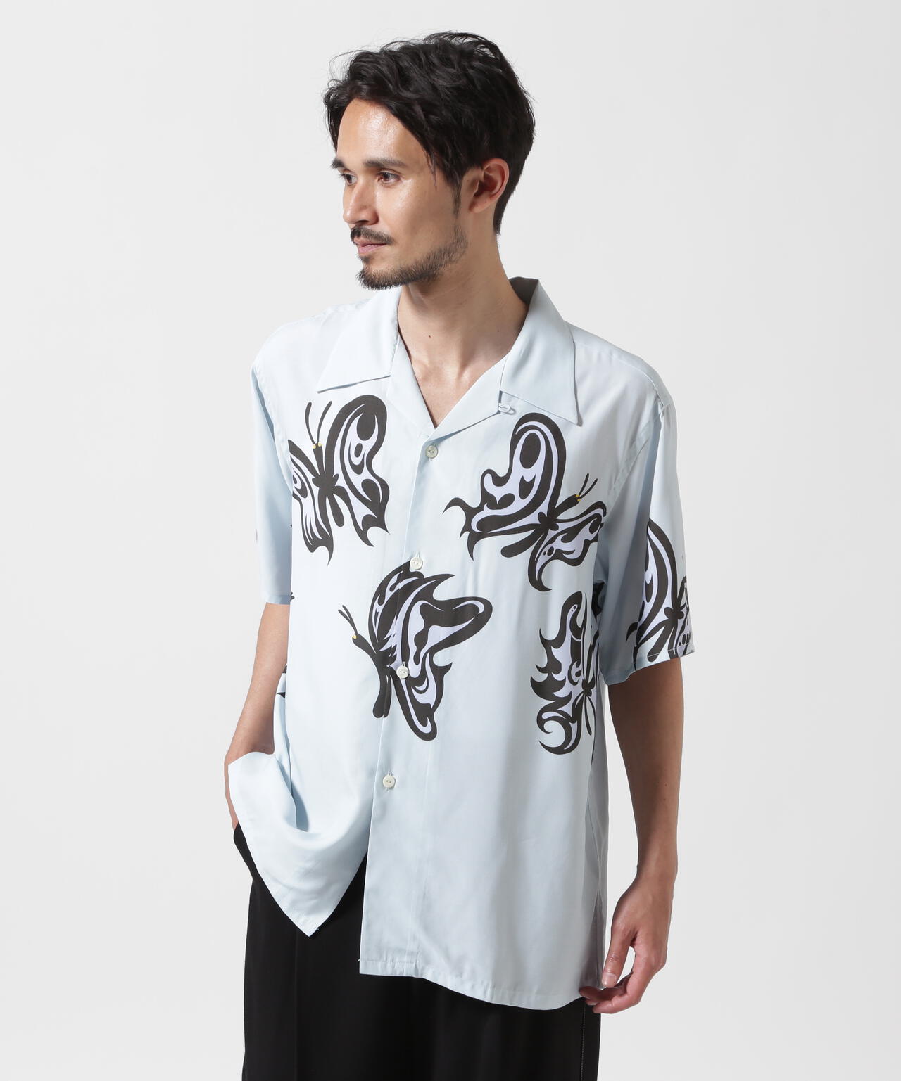 Needles x Kae Tanaka/ニードルズ×カエ タナカ S/S One-Up Shirt - KT Papillon