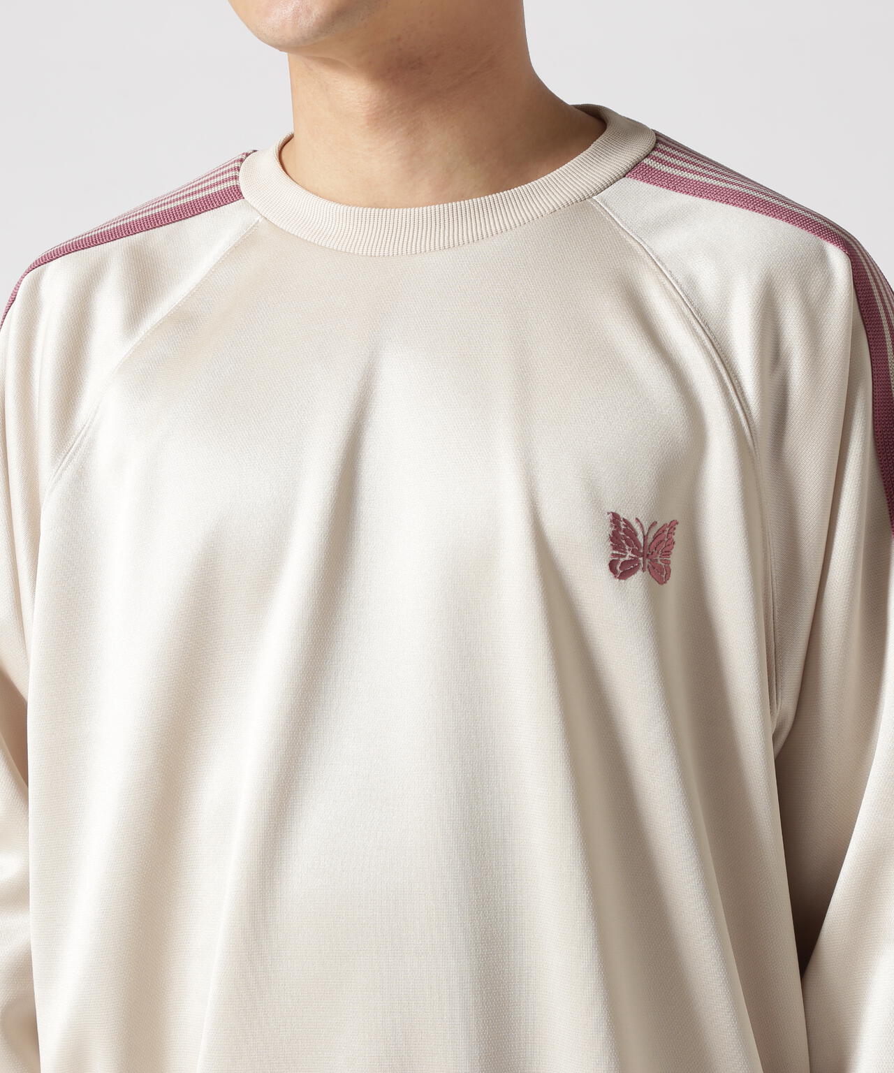 Needles/ニードルズ Track Crew Neck Sh-Poly Smooth