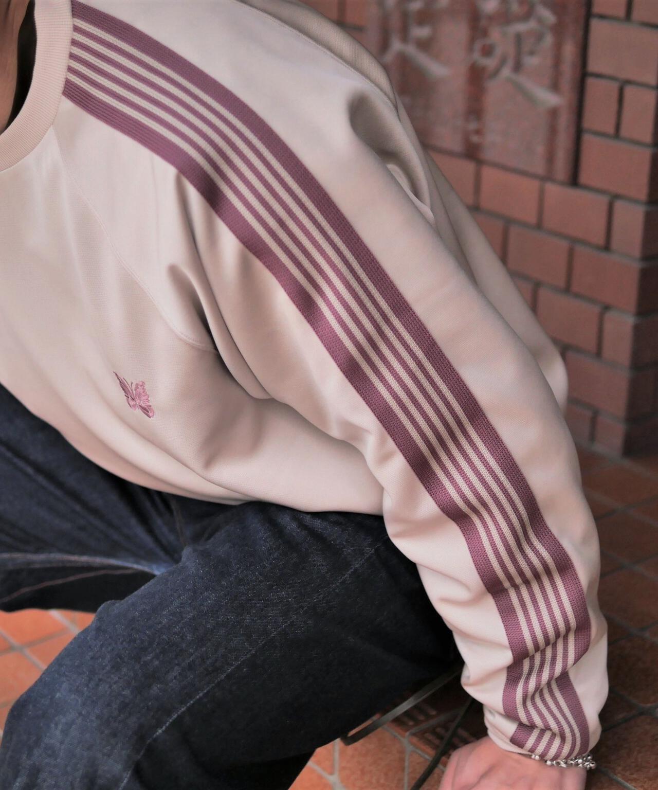 Needles/ニードルズ Track Crew Neck Sh-Poly Smooth
