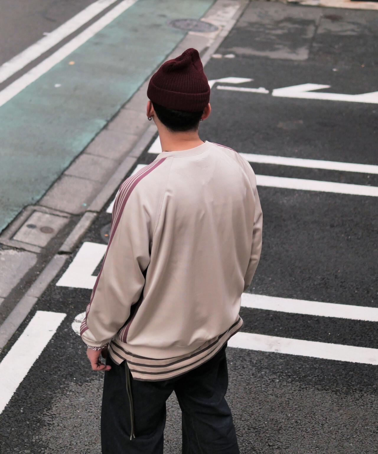 Needles/ニードルズ Track Crew Neck Sh-Poly Smooth