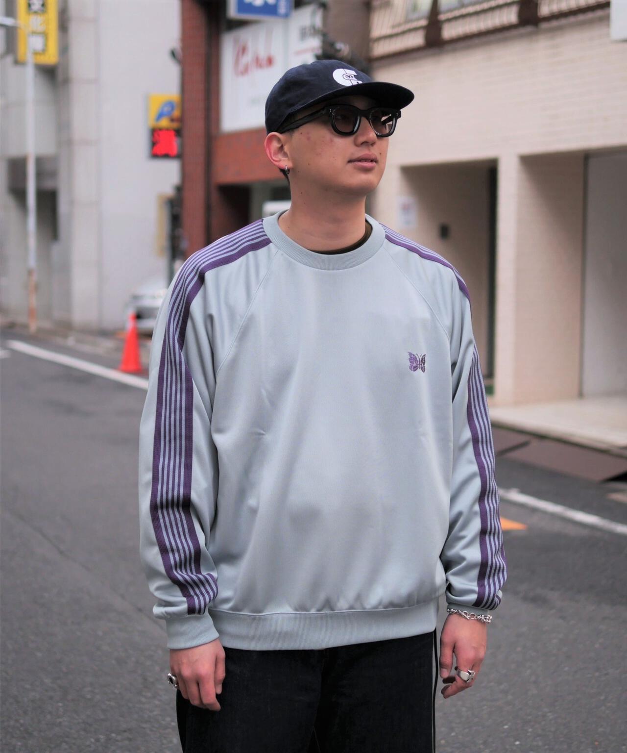 Needles/ニードルズ Track Crew Neck Sh-Poly Smooth