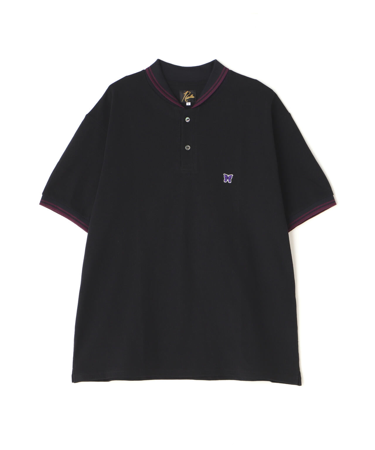 Needles/ニードルズ Shawl Collar S/S Polo Cotton Pique