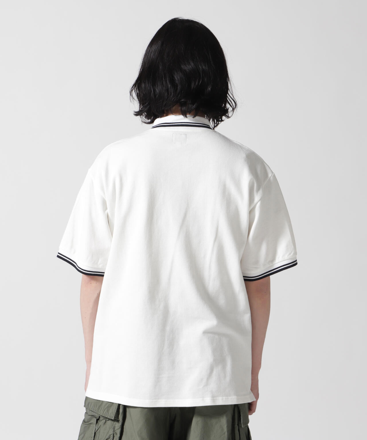 Needles/ニードルズ Shawl Collar S/S Polo Cotton Pique