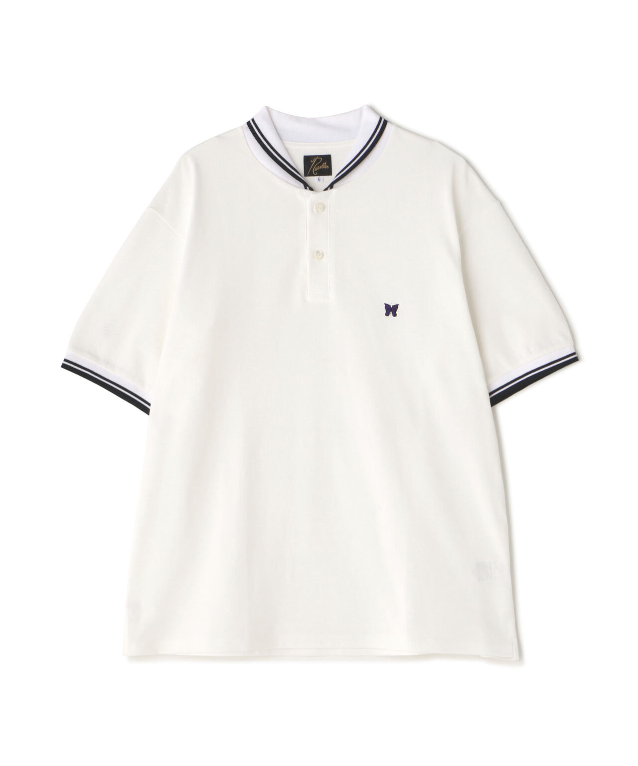 Needles/ニードルズ Shawl Collar S/S Polo Cotton Pique