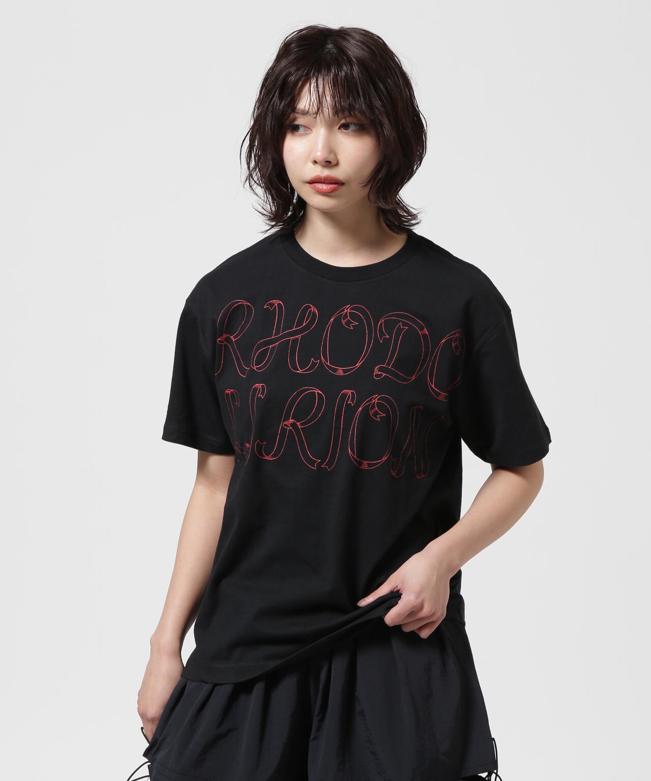 RHODOLIRION Printed Making a bow with Ribbon Tee