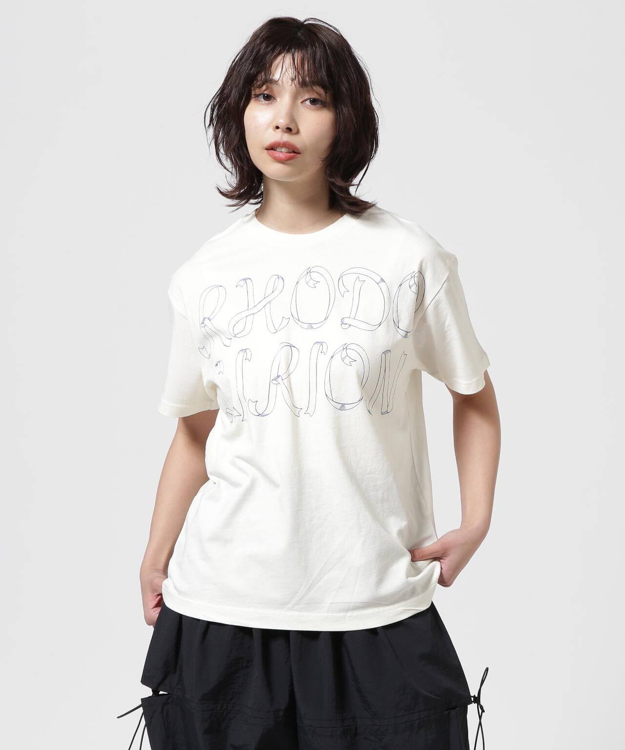 RHODOLIRION Printed Making a bow with Ribbon Tee