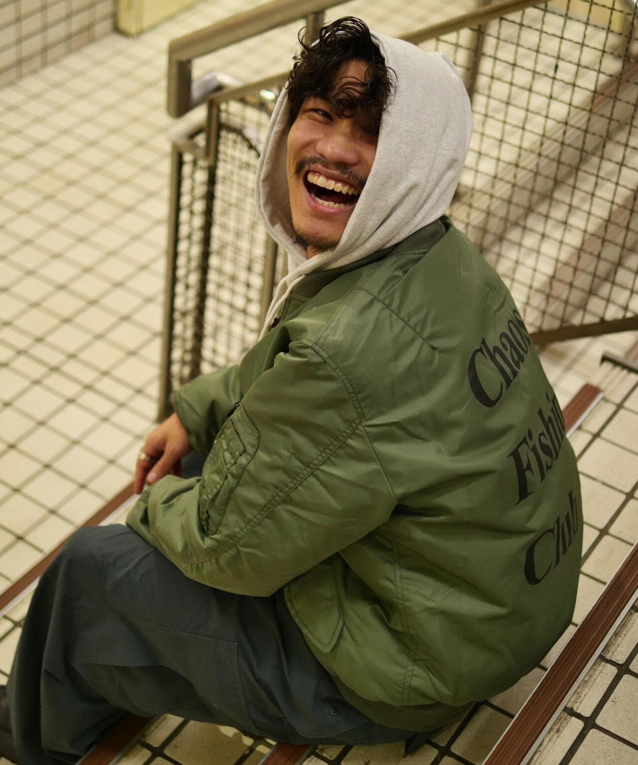 Chaos Fishing Club×AVIREX×BEAVER 別注MA-1 COMMERCIAL