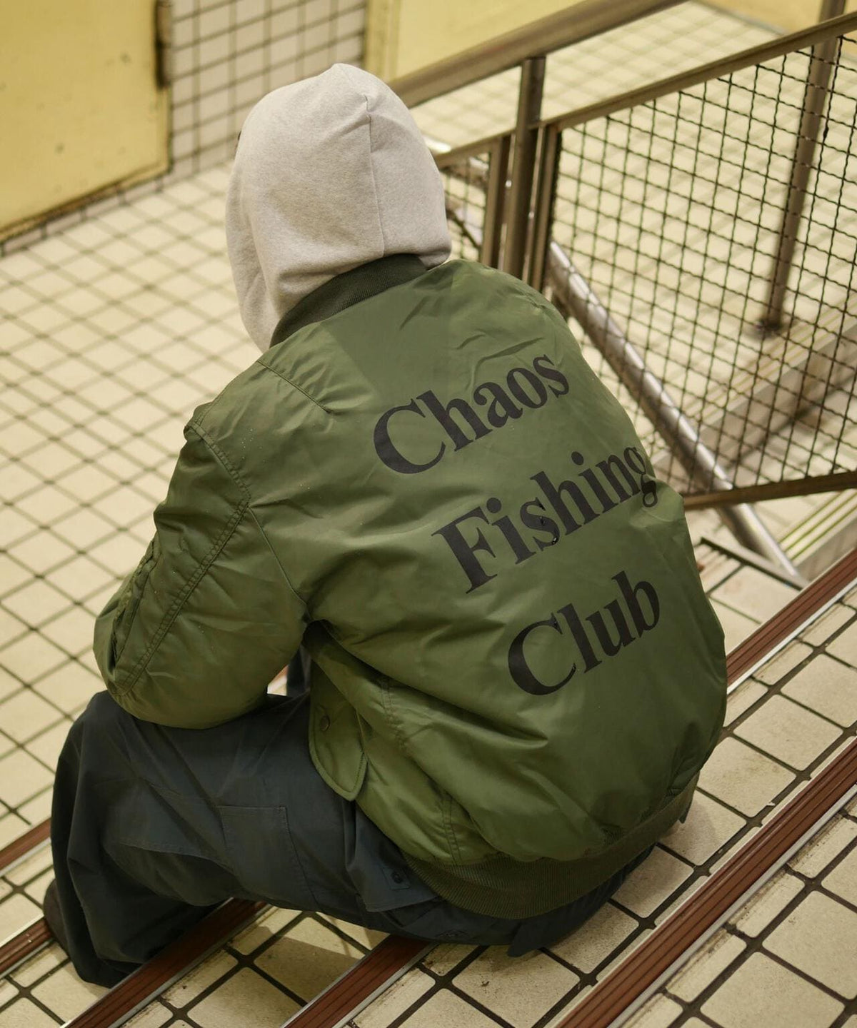 Chaos Fishing Club×AVIREX×BEAVER 別注MA-1 COMMERCIAL