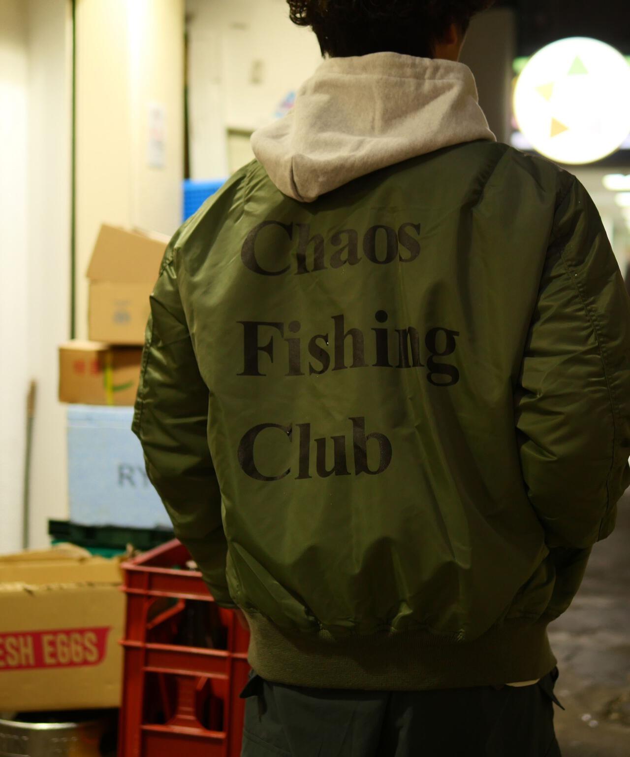 Chaos Fishing Club×AVIREX×BEAVER 別注MA-1 COMMERCIAL