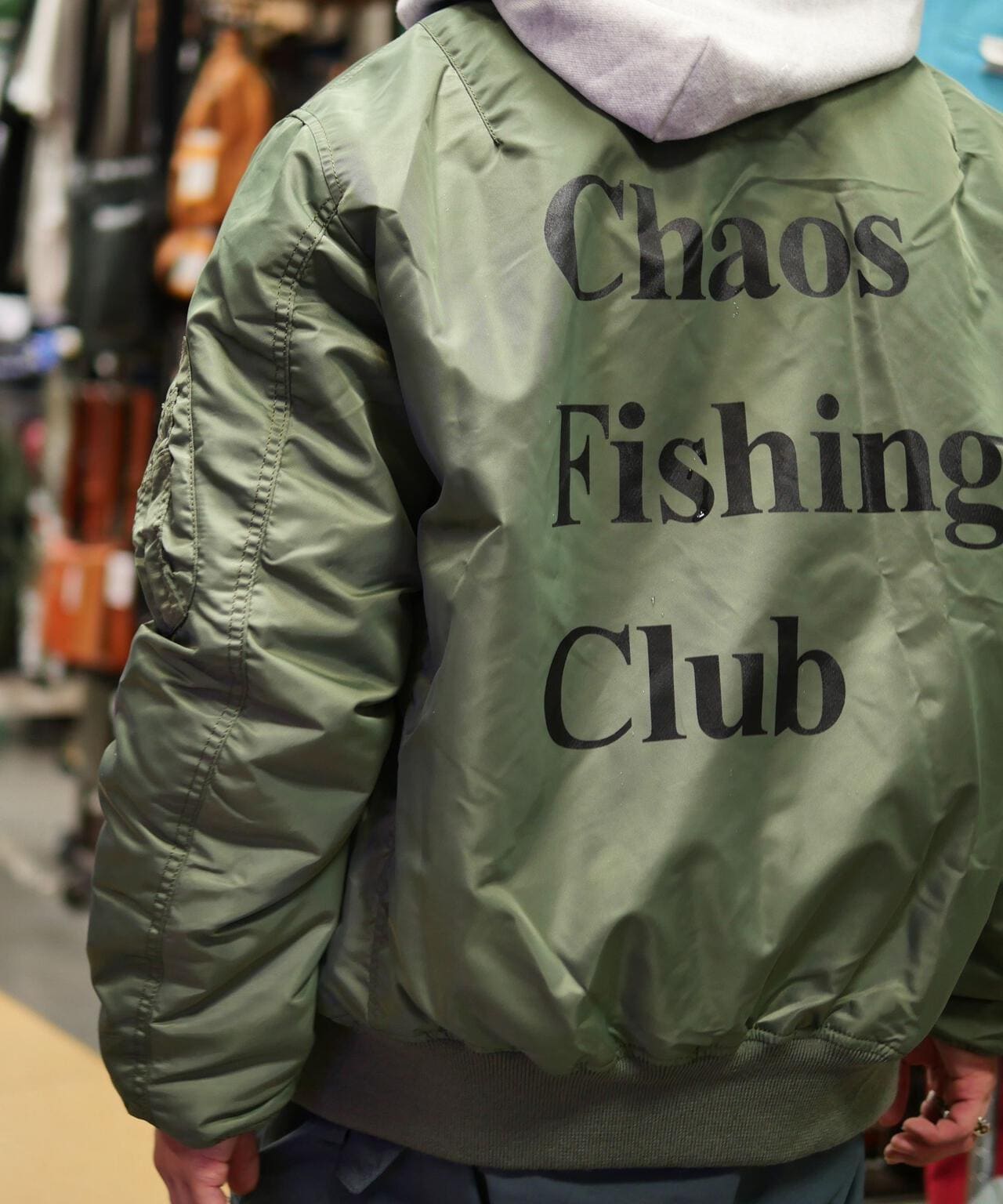 Chaos Fishing Club×AVIREX×BEAVER 別注MA-1 COMMERCIAL