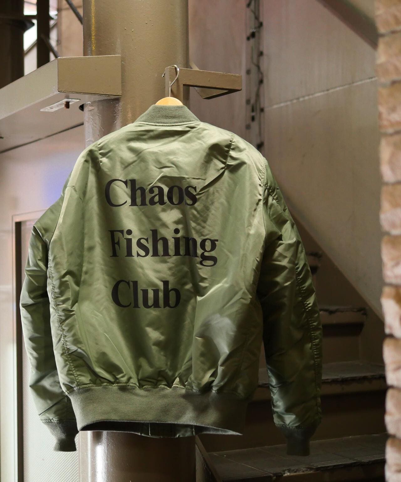 Chaos Fishing Club×AVIREX×BEAVER 別注MA-1 COMMERCIAL