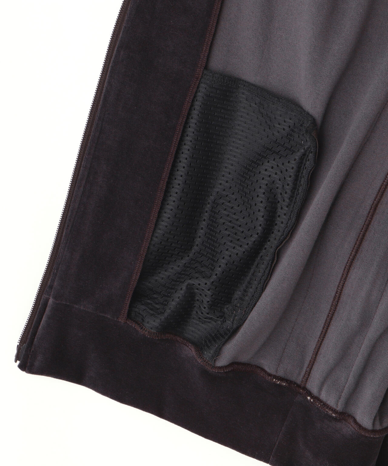 Needles/ニードルズ Rib Collar Track Jacket - C/PE Velour