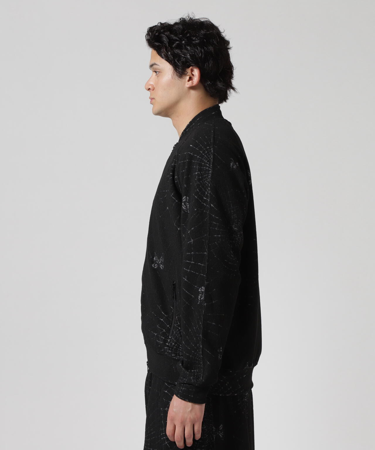Needles/ニードルズ Rib Collar Track Jacket - Spider Web