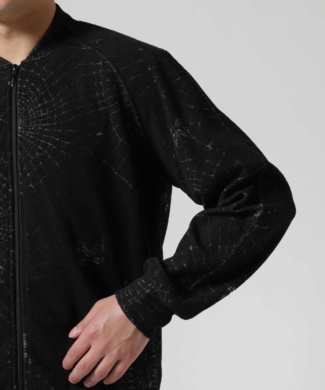 Needles/ニードルズ Rib Collar Track Jacket - Spider Web