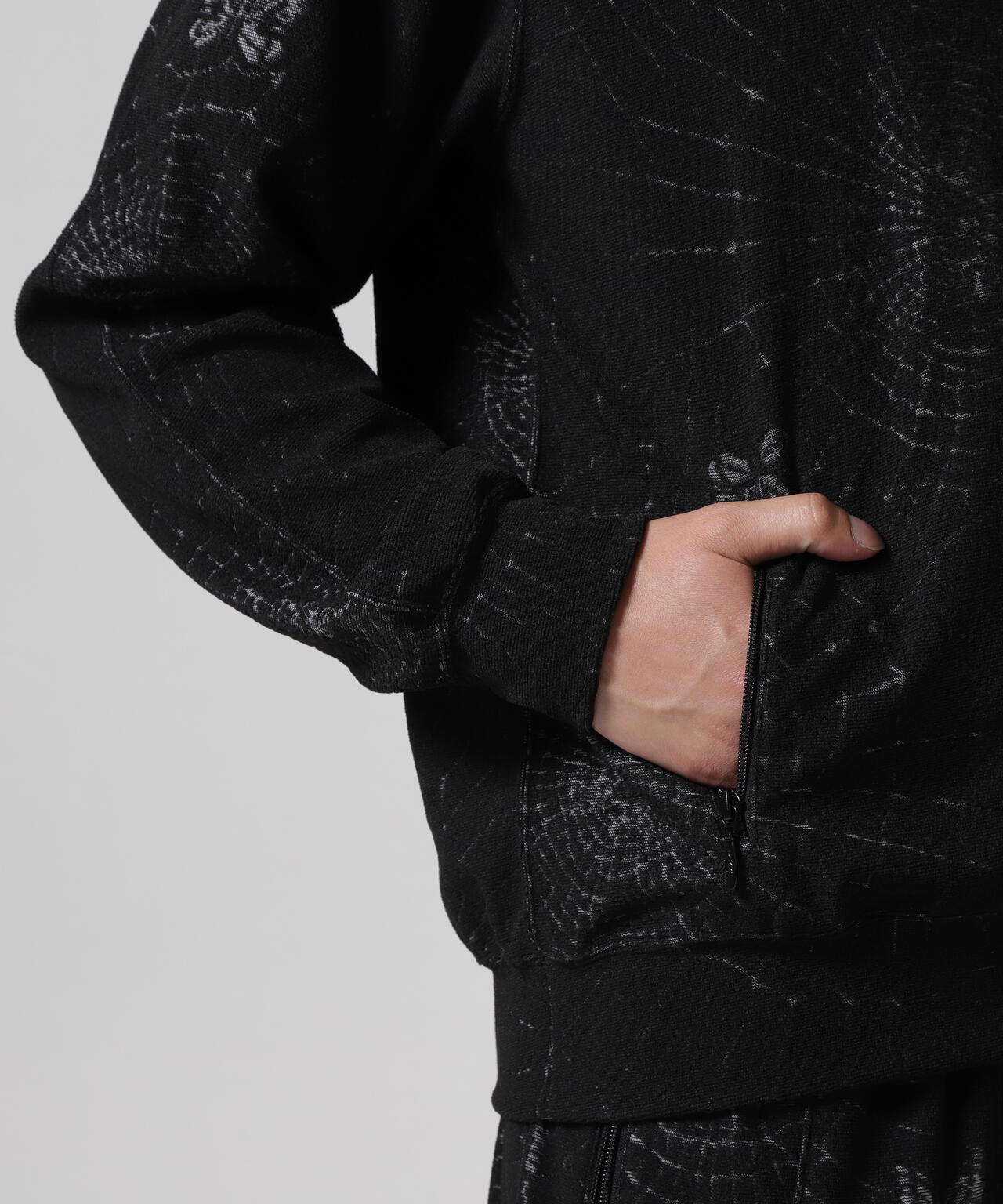 Needles/ニードルズ Rib Collar Track Jacket - Spider Web