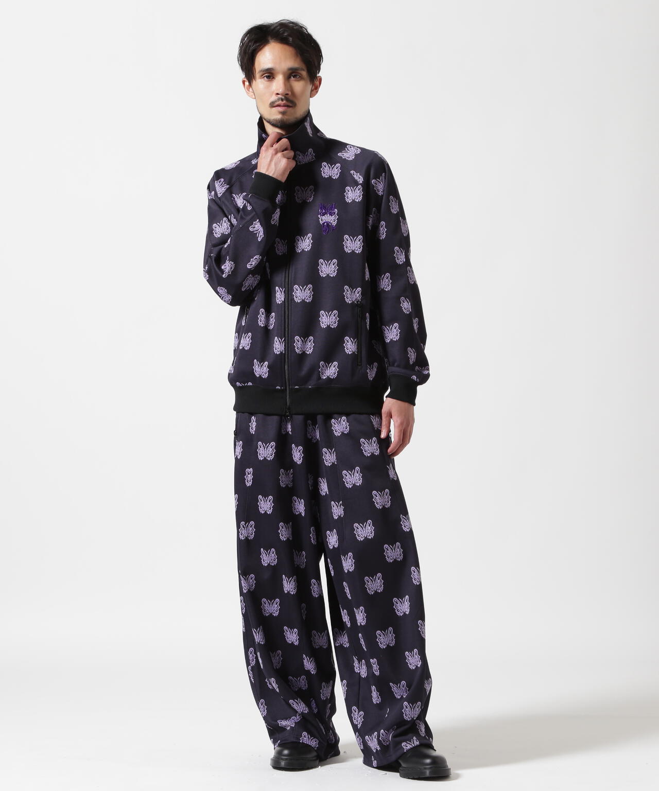 Needles x Kae Tanaka/ニードルズ×カエ タナカ Track Jacket- Poly Jacquard