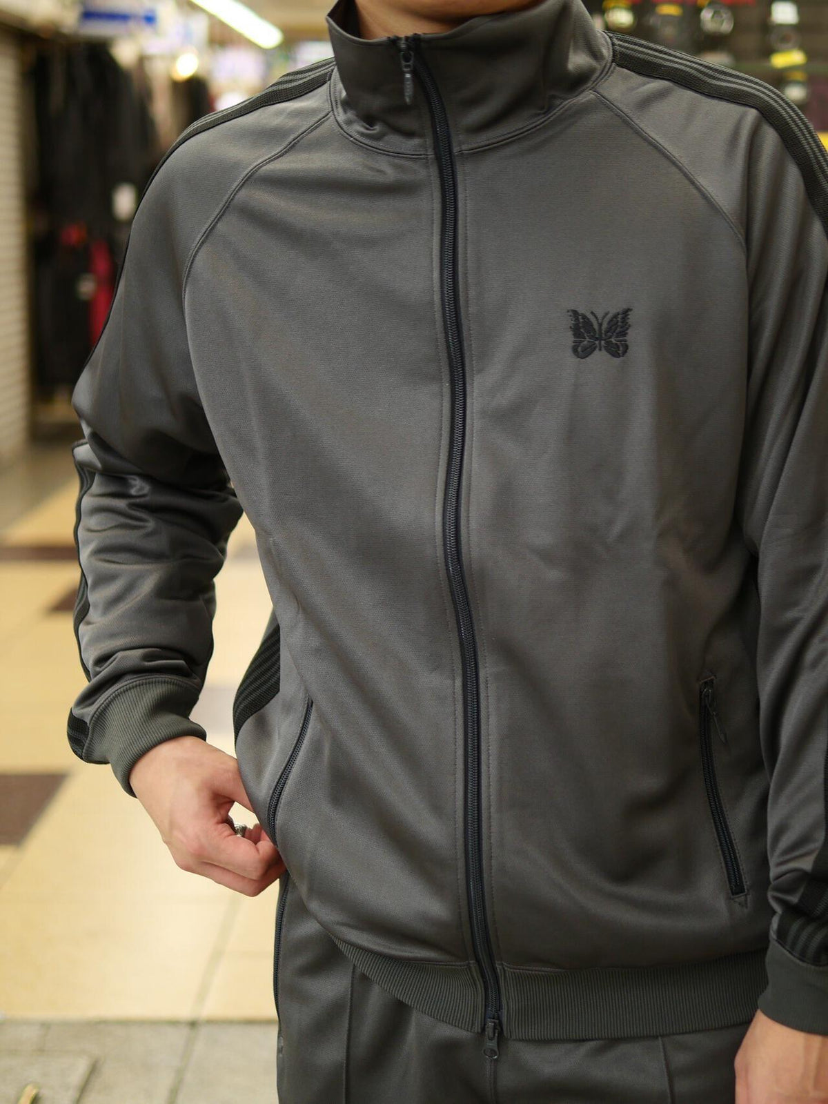 Needles/ニードルズ 別注Track Jacket - Poly Smooth