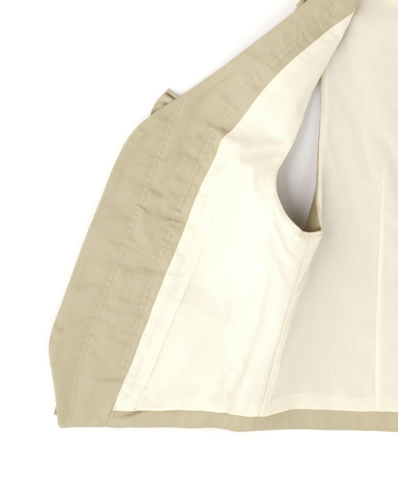 RHODOLIRION/ロドリリオン Frill Vest - Chino Cloth