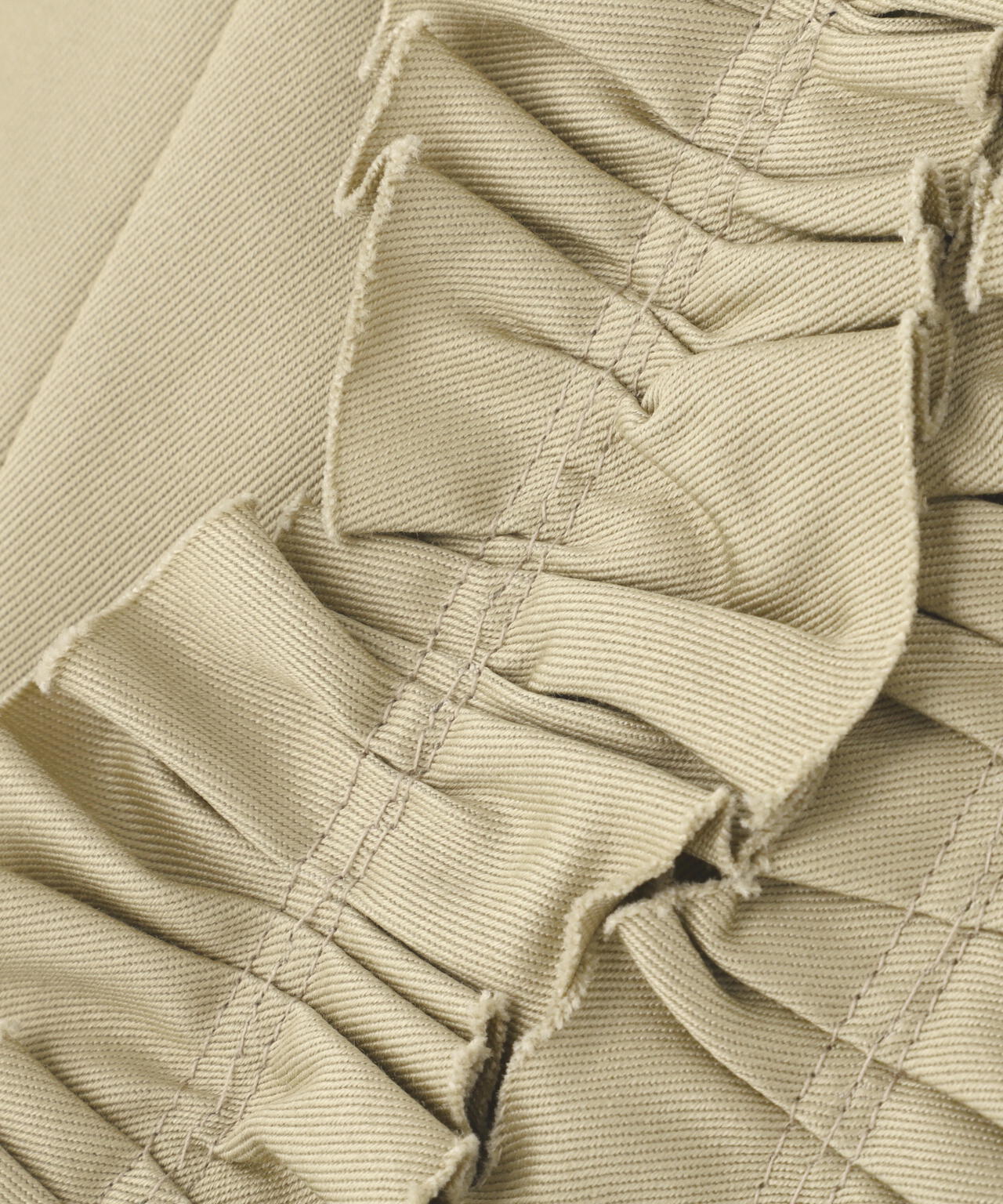 RHODOLIRION/ロドリリオン Frill Vest - Chino Cloth