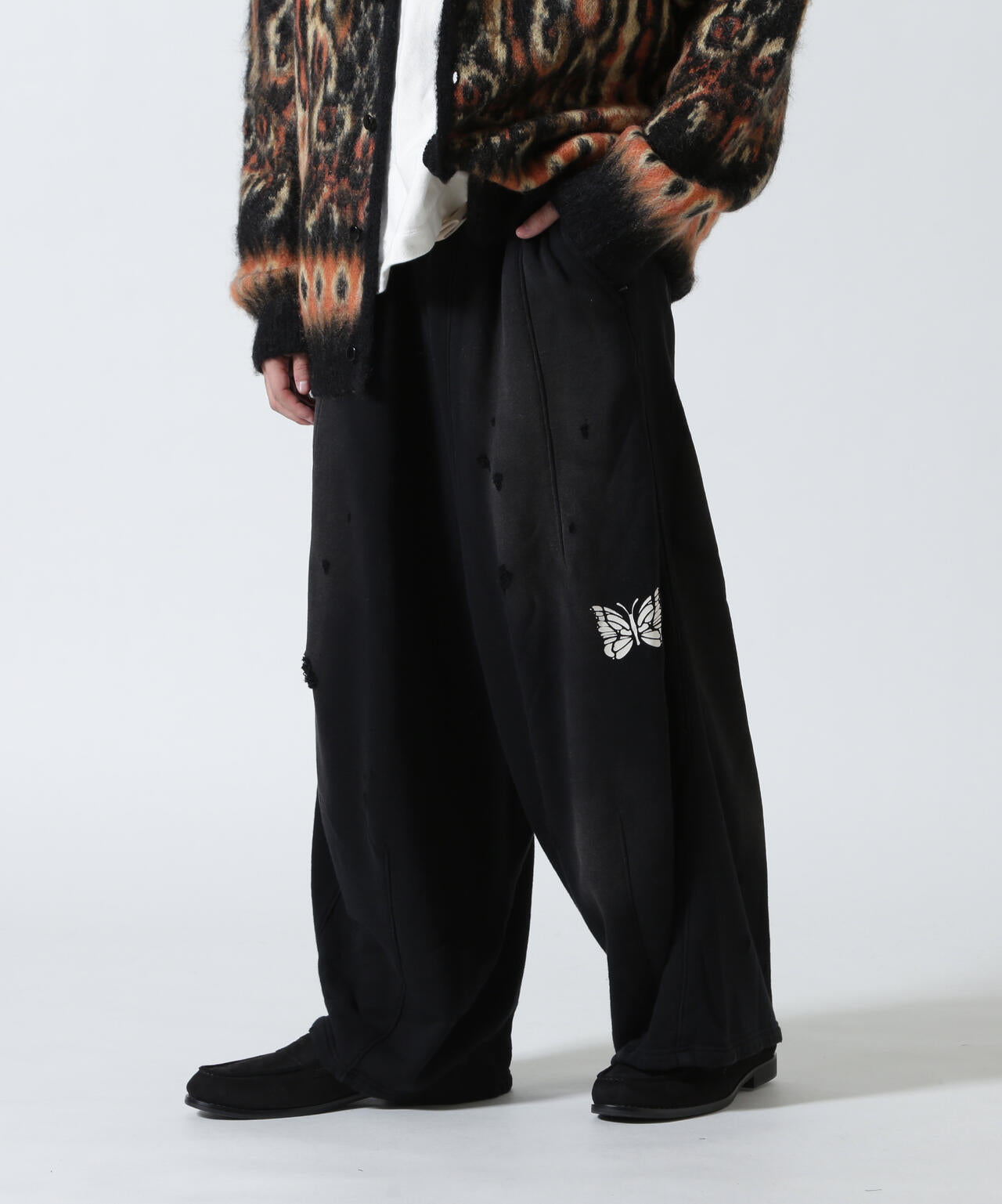 Needles/ニードルズ Deconstructed H.D. Sweat Pant - Cotton French Terry
