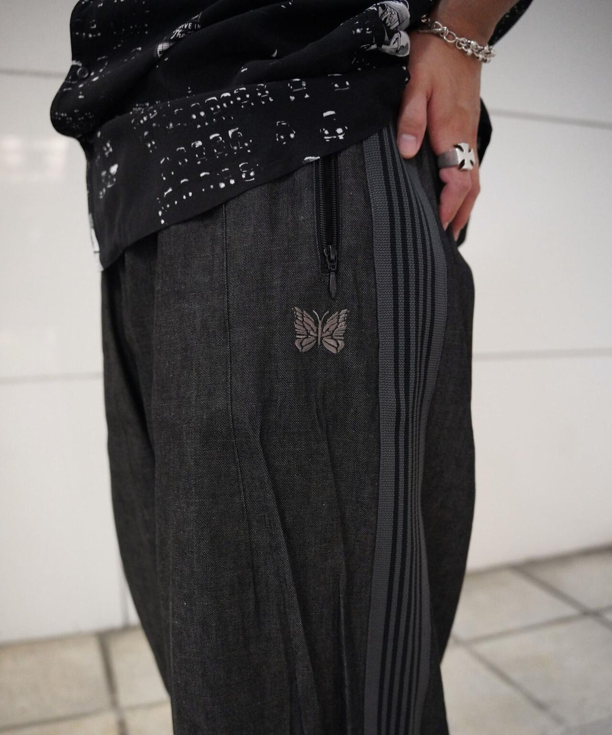 Needles/ニードルズ 別注H.D. Track Pant - DENIM