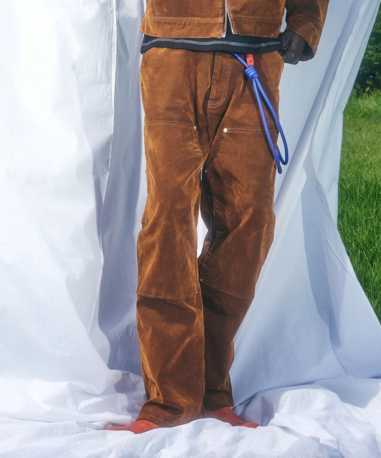 B omnivore/ビーオムニボー FLOCKY DENIM PANT フロッキーデニムパンツ