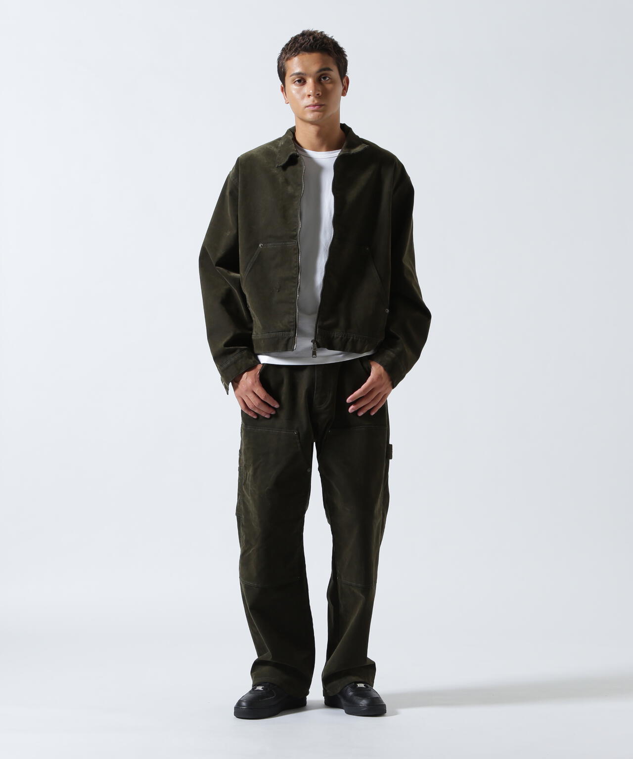 B omnivore/ビーオムニボー FLOCKY DENIM PANT フロッキーデニムパンツ